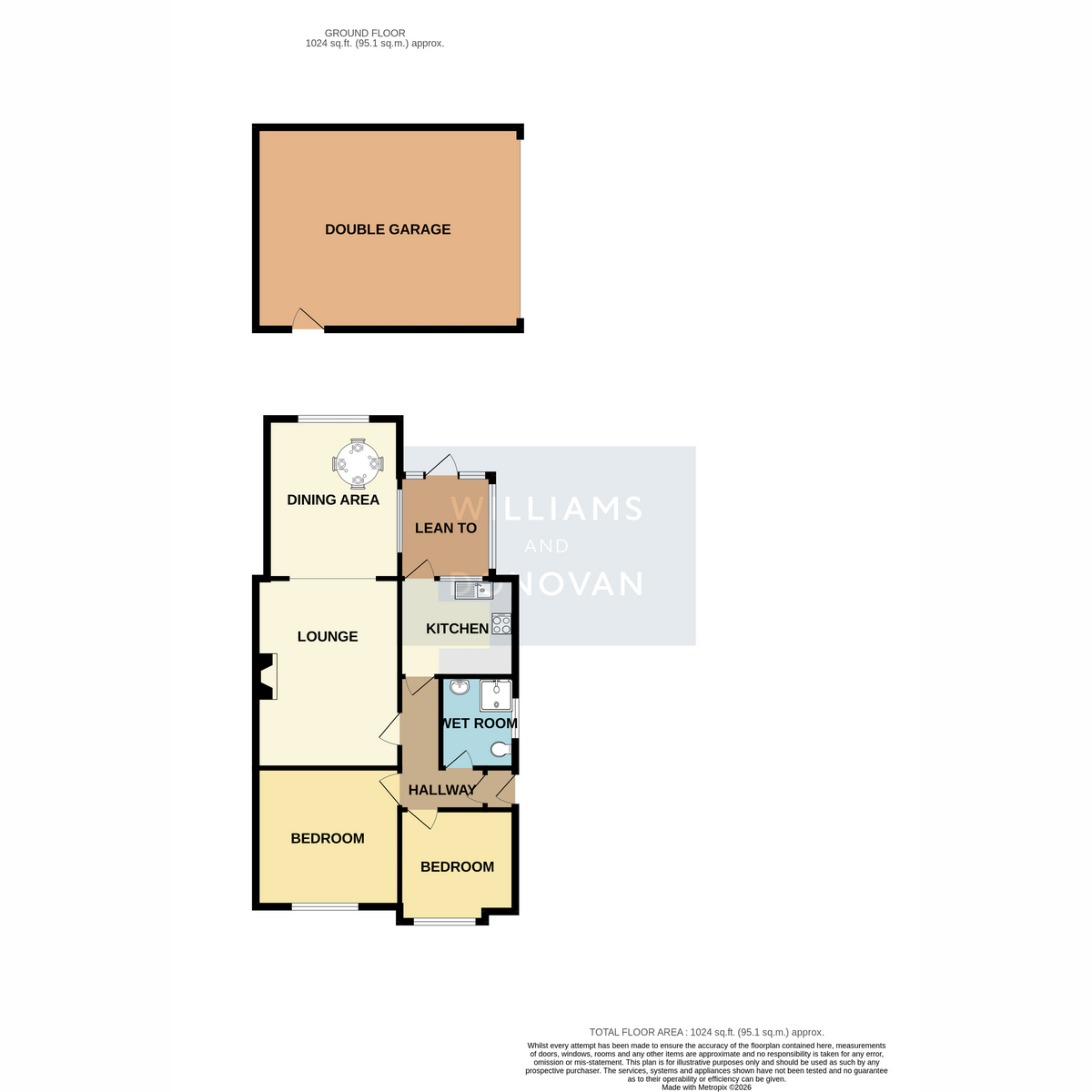21, Downesway, South Benfleet floorplan