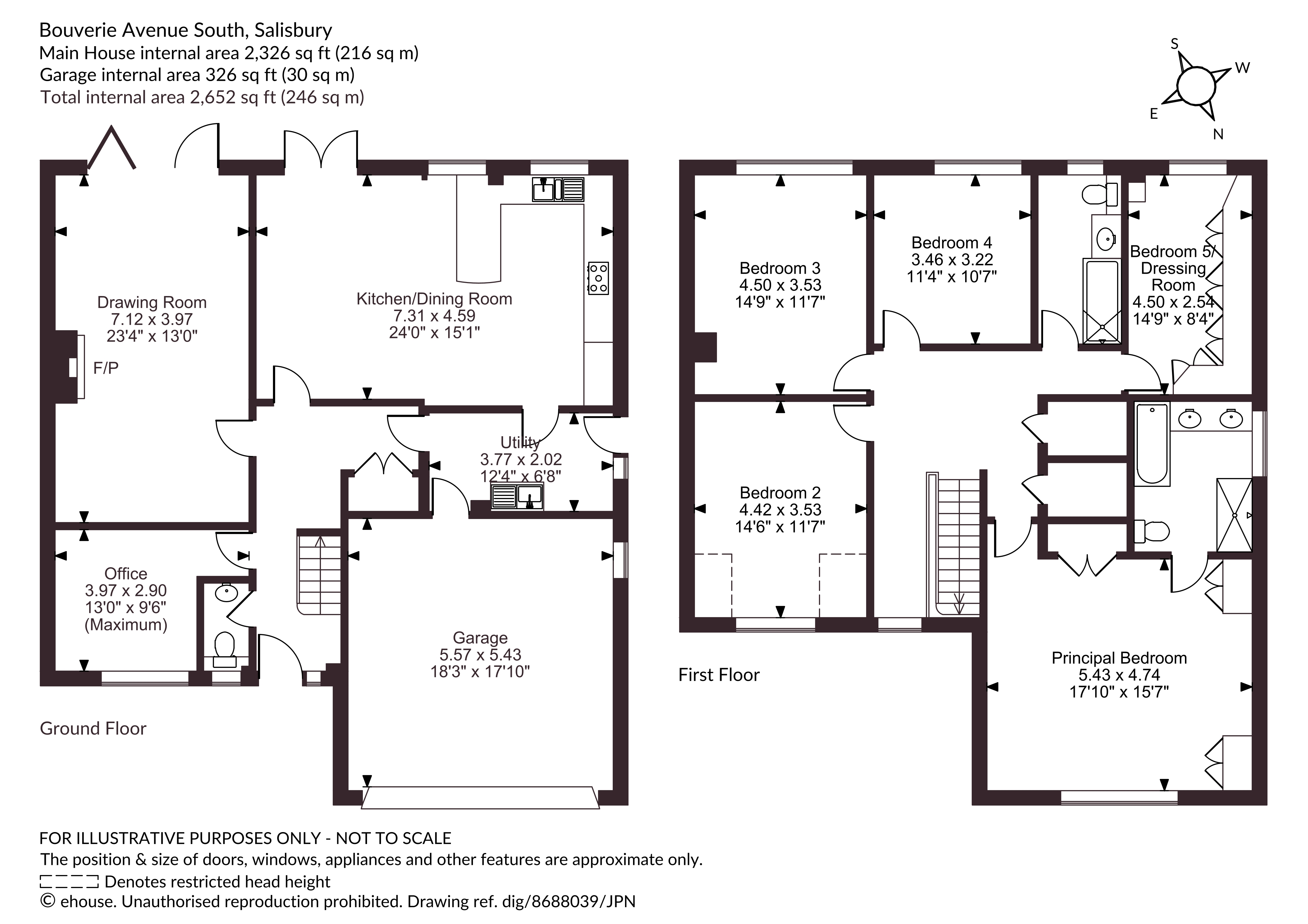 153, Bouverie Avenue South, Wiltshire floorplan