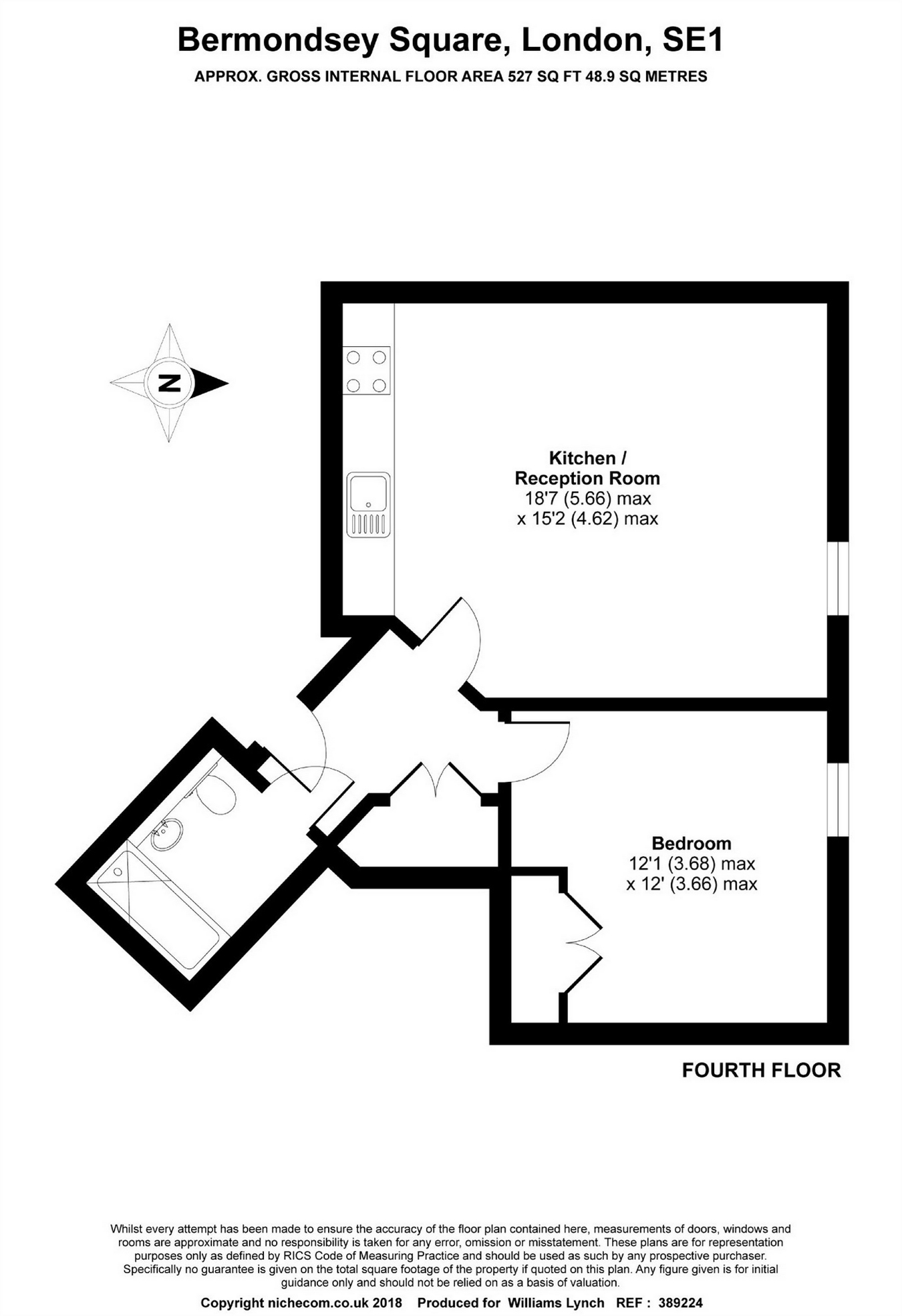 1 Bedrooms Flat for sale in Bermondsey Square, London SE1