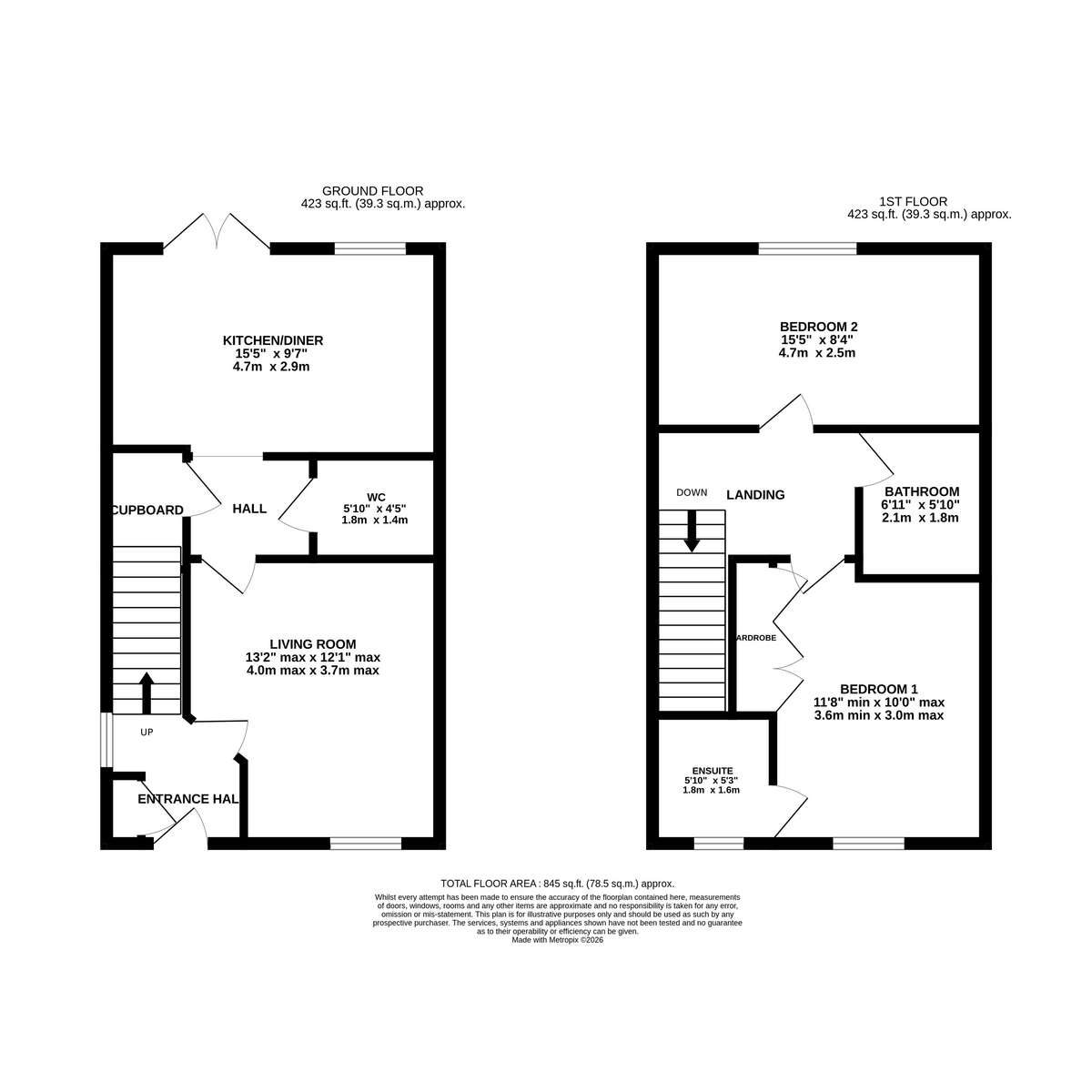 3, Inkpen Lane, Swanscombe floorplan