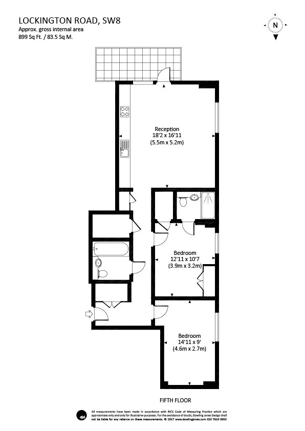 2 Bedrooms Flat to rent in Foundry House, Battersea Exchange, 5 Lockington Road, London SW8