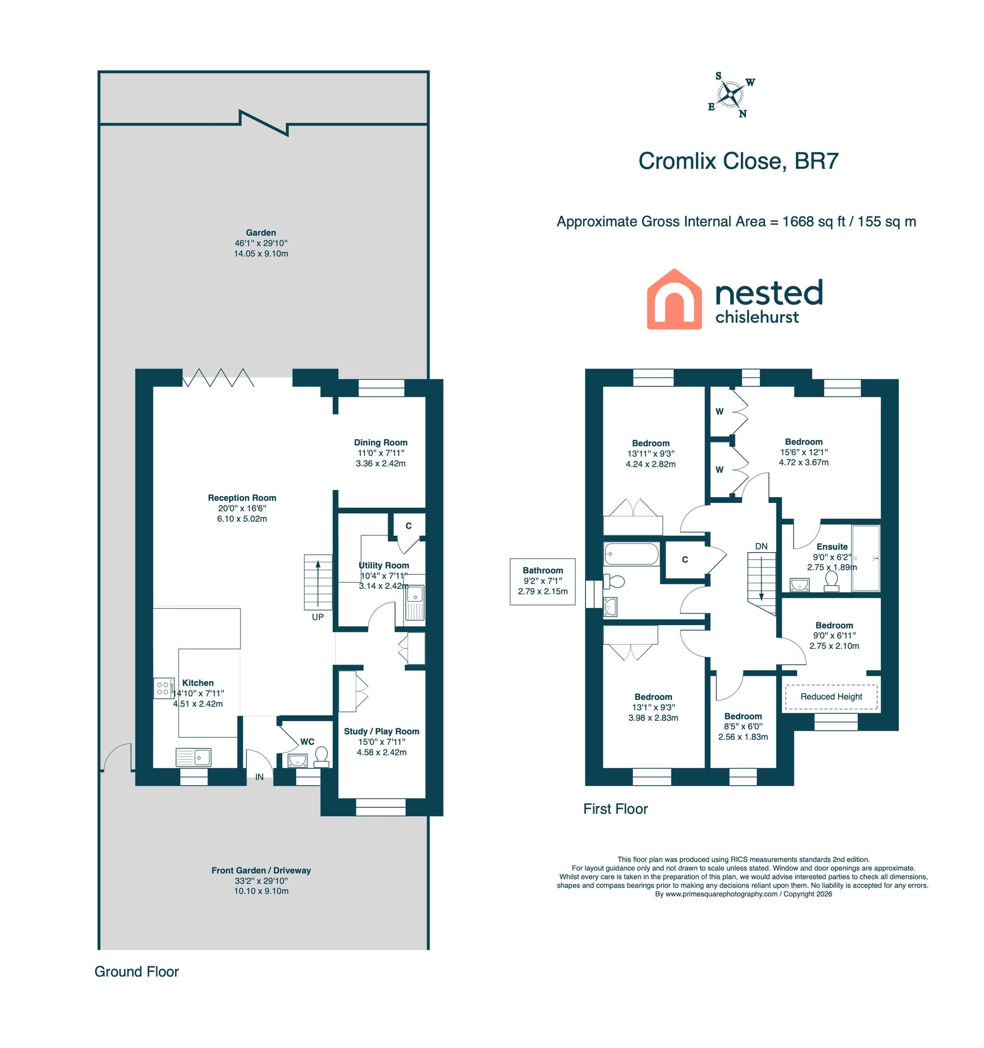 7 Cromlix Close, Chislehurst floorplan