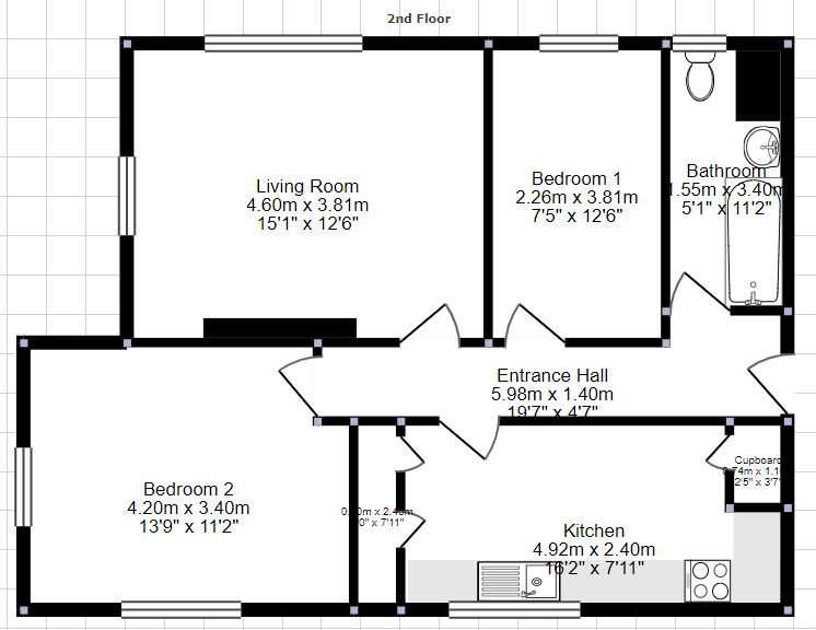 2 Bedrooms Flat to rent in Empire Court, Wembley HA0