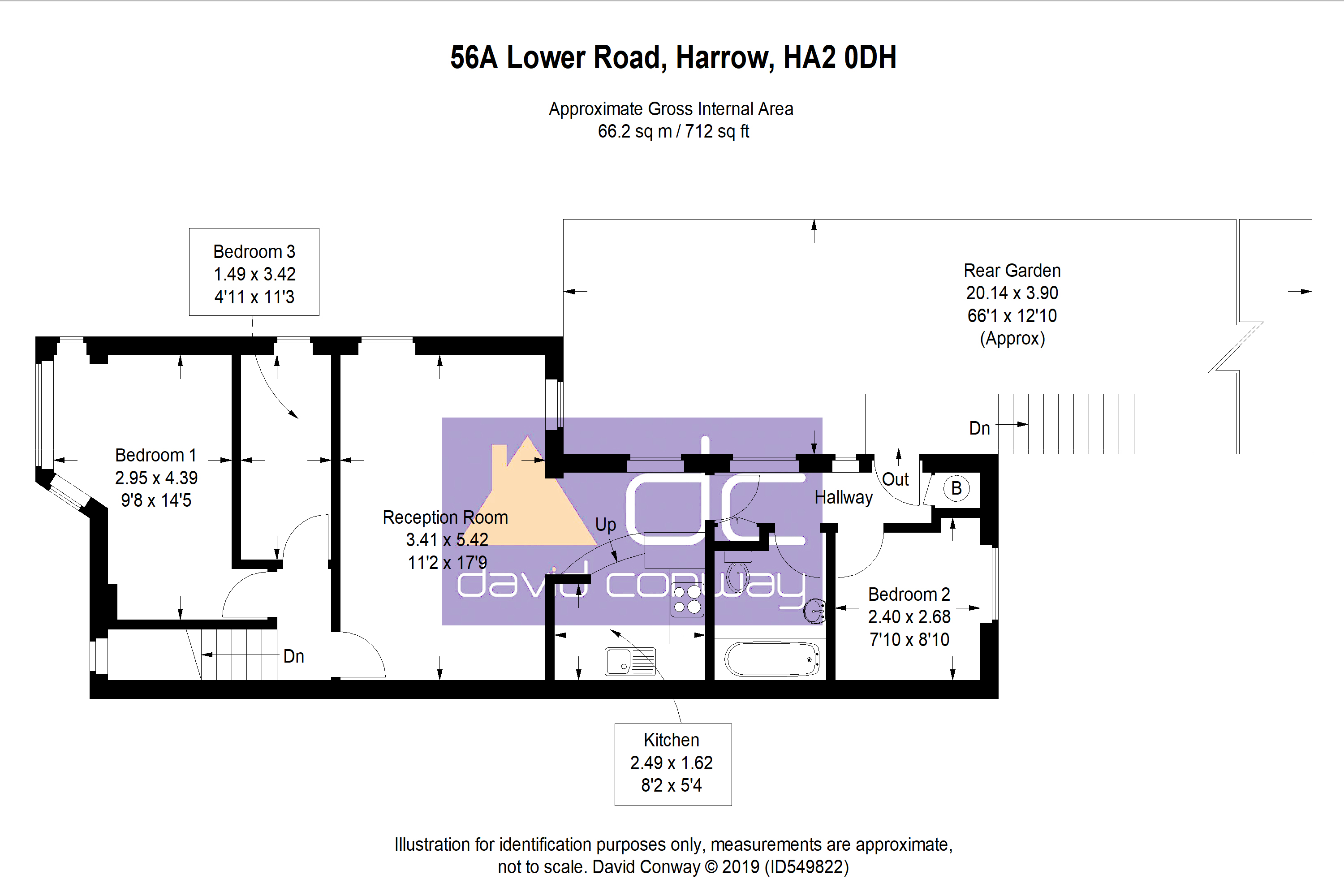 3 Bedrooms Maisonette for sale in Lower Road, South Harrow HA2