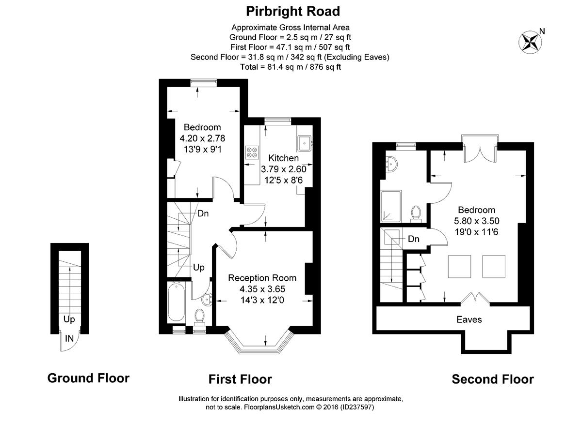 2 Bedrooms Flat to rent in Pirbright Road, London SW18