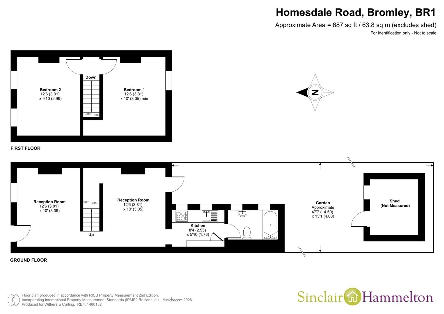 198, Homesdale Road, Bromley floorplan