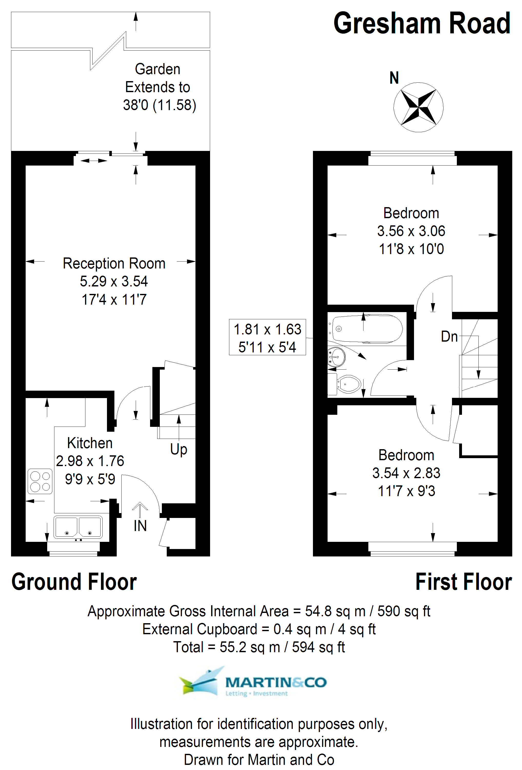 7, Gresham Road, Kent floorplan