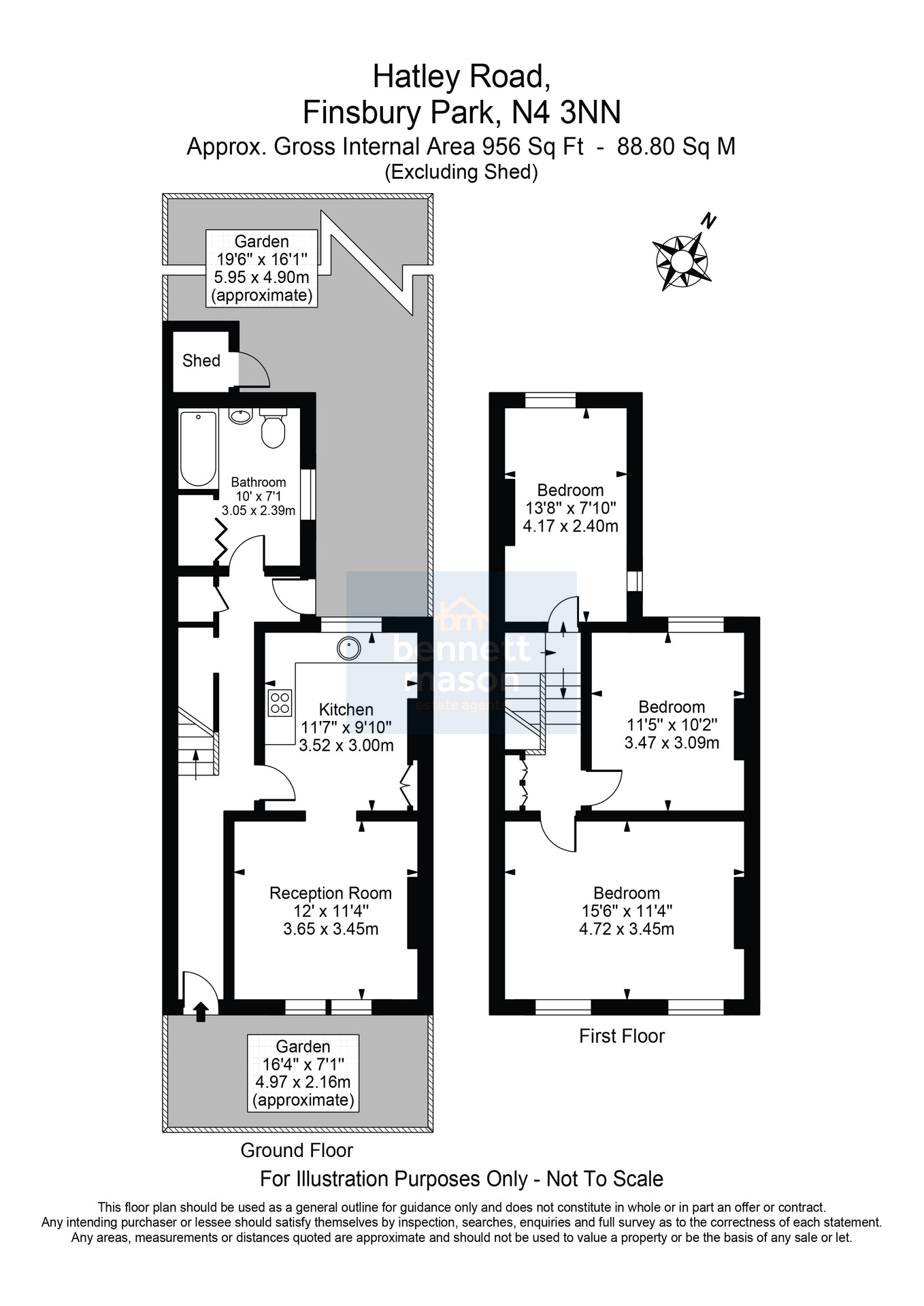 19 Hatley Road, London floorplan