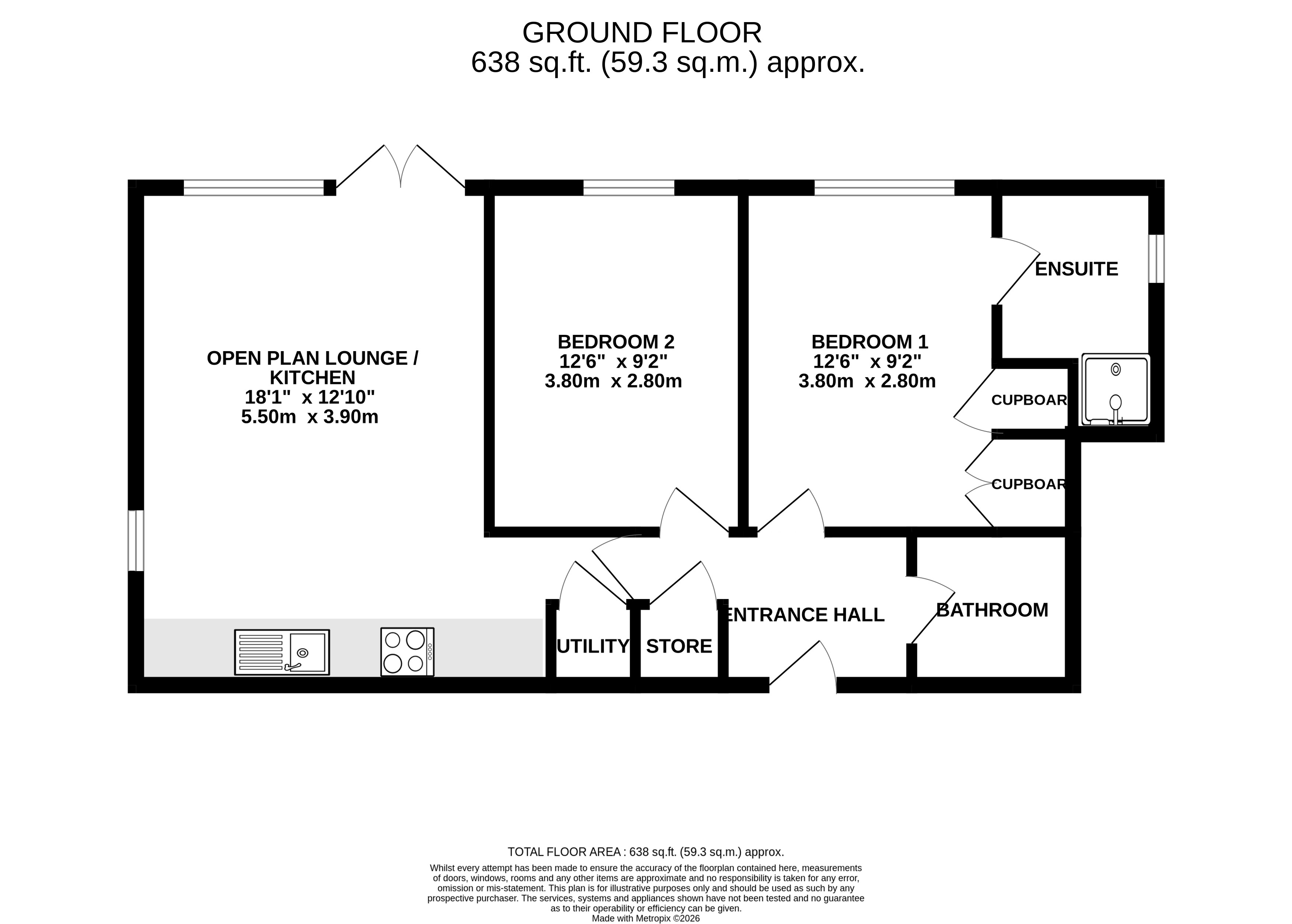 5 Comet House, 81, New Road, Greater London floorplan