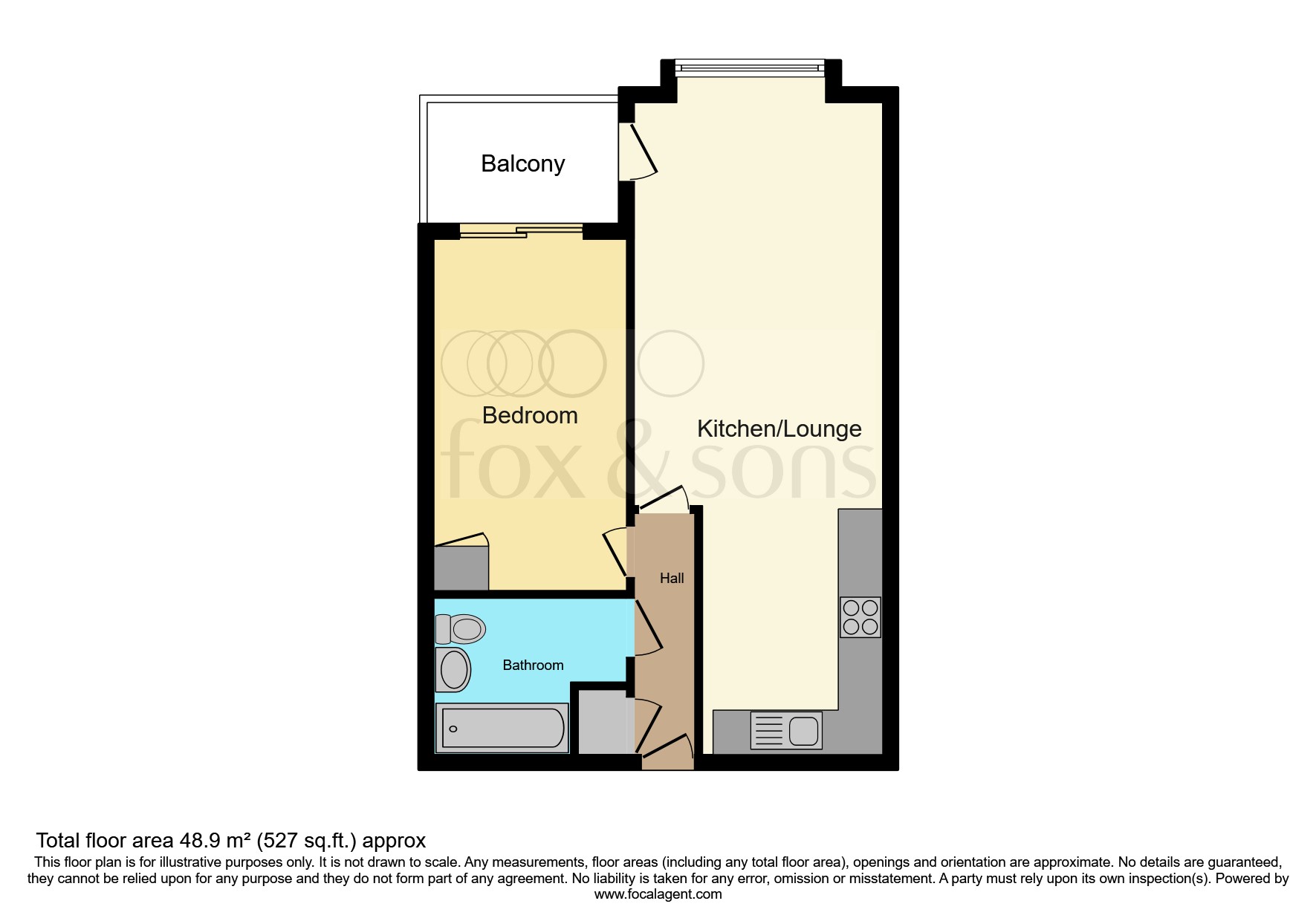Flat 8, Atelier Court, Brooks Road, Lewes floorplan