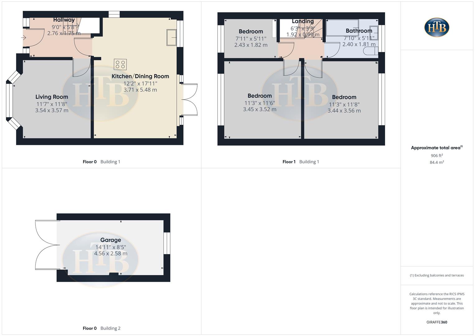2, Claremont Close, Walton-On-Thames floorplan