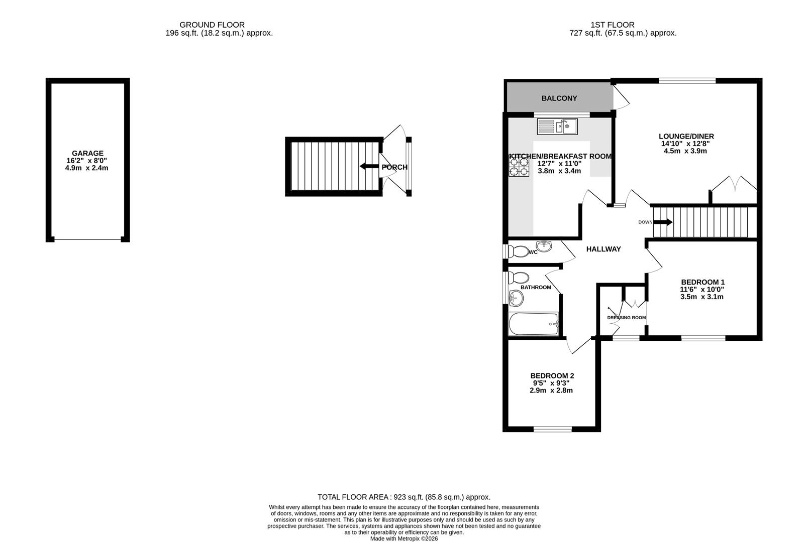 1b, Garfield Avenue, Dorset floorplan