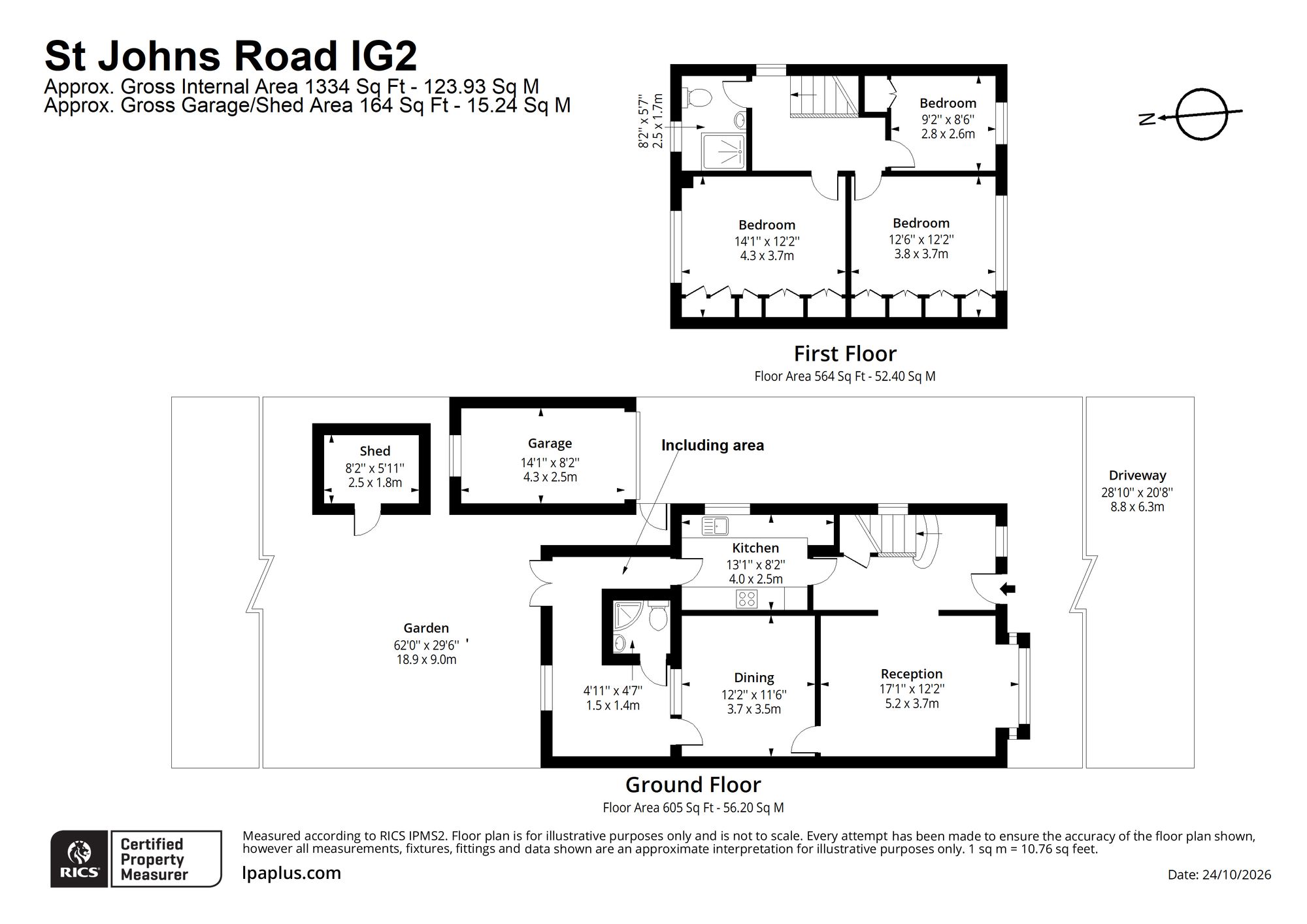 26 St. Johns Road, Ilford floorplan