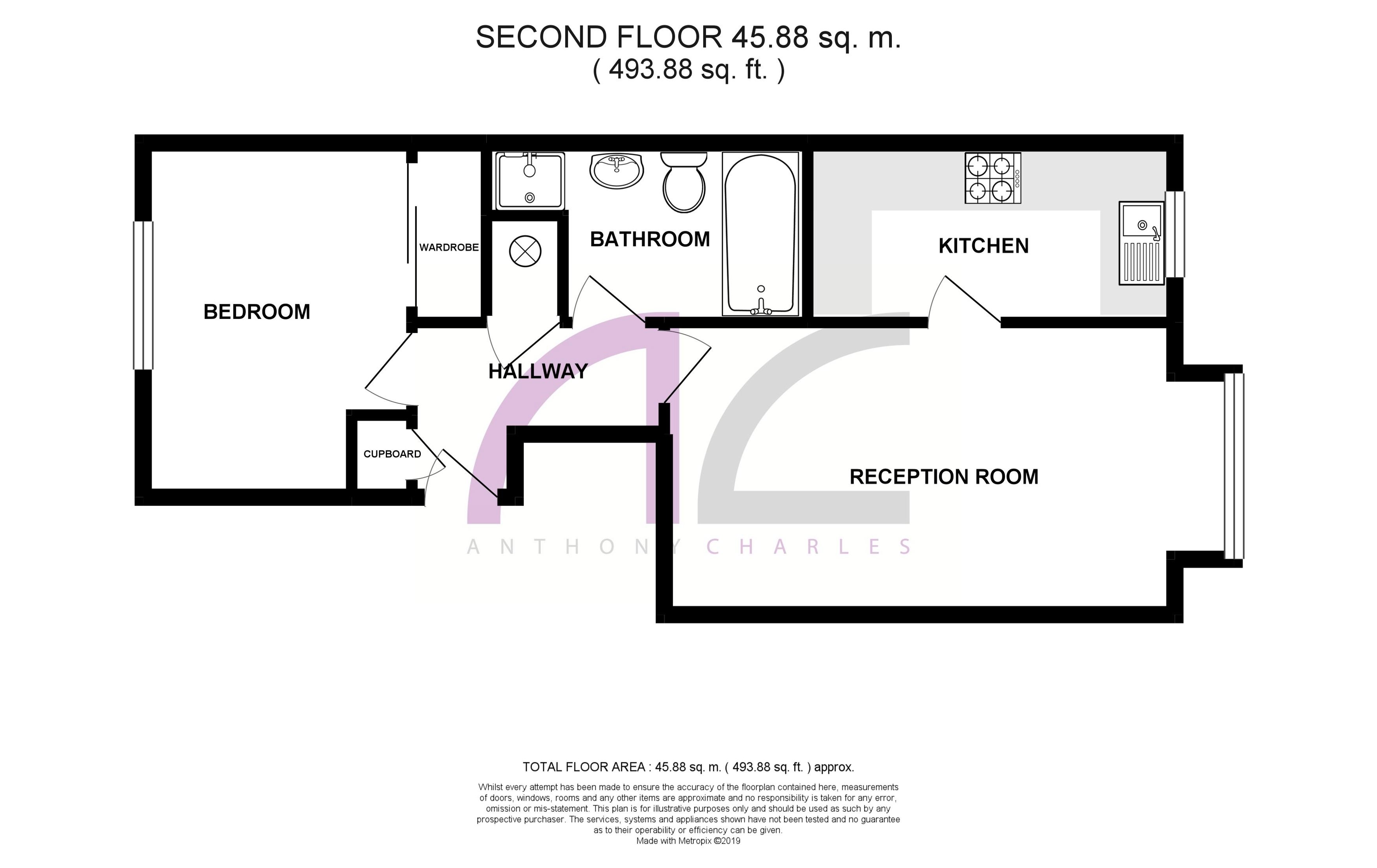 1 Bedrooms Flat for sale in Waverley Road, Enfield EN2