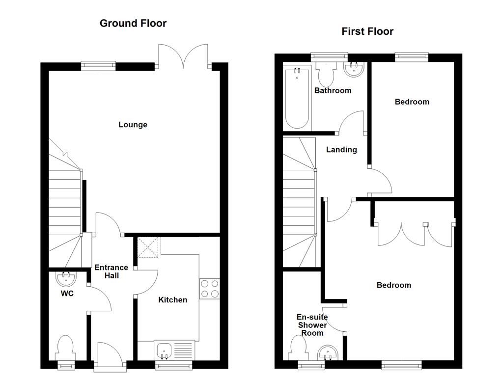 2 Bedrooms Terraced house for sale in Tanton Road, Flitch Green, Dunmow CM6