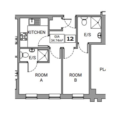 Beecroft Court, Cannock floorplan