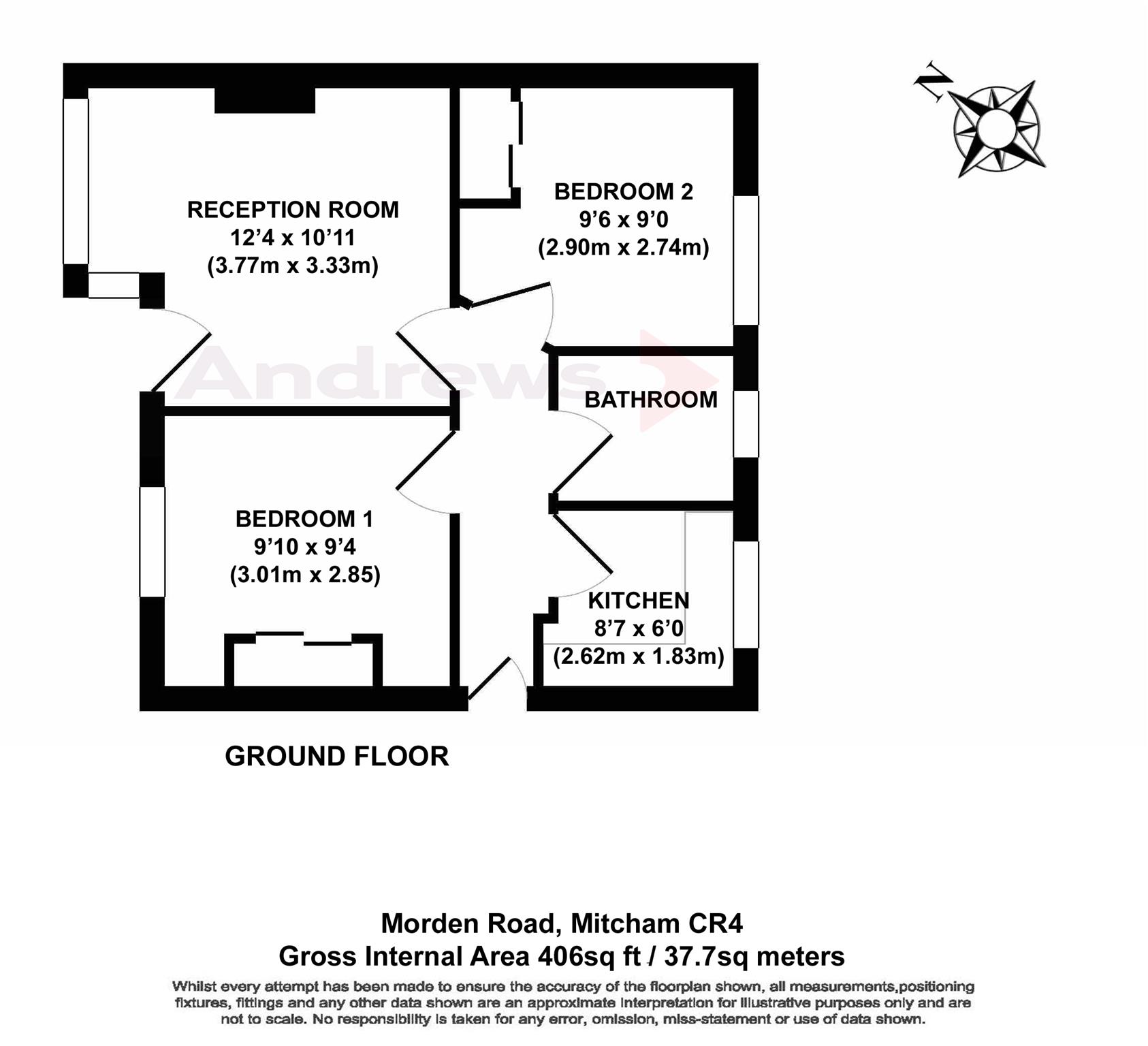 2 Bedrooms Maisonette for sale in Morden Road, Mitcham, Surrey CR4