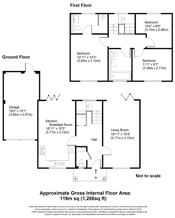 3 Bedrooms Semi-detached house for sale in Hersham Road, Hersham, Surrey KT12