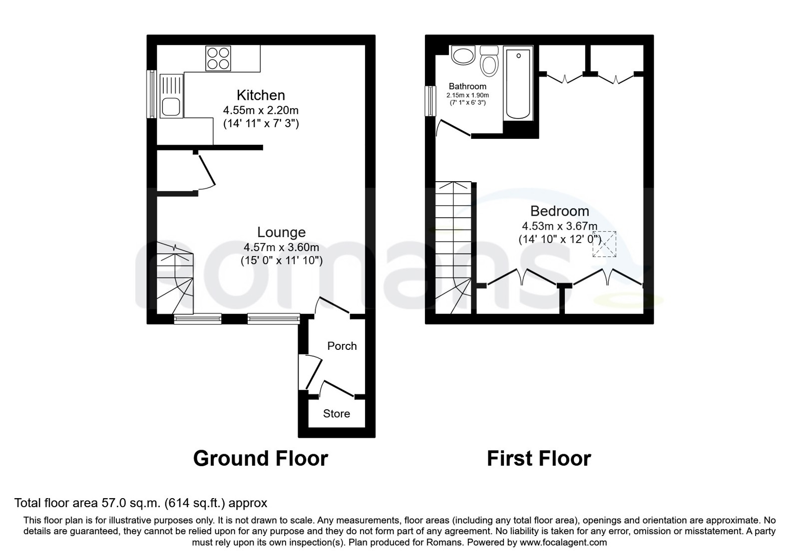 112, Beaconsfield Way, Reading floorplan
