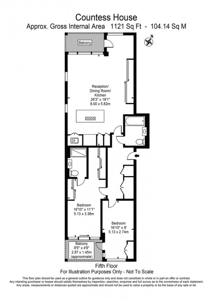 2 Bedrooms Flat to rent in Park Street, Fulham SW6