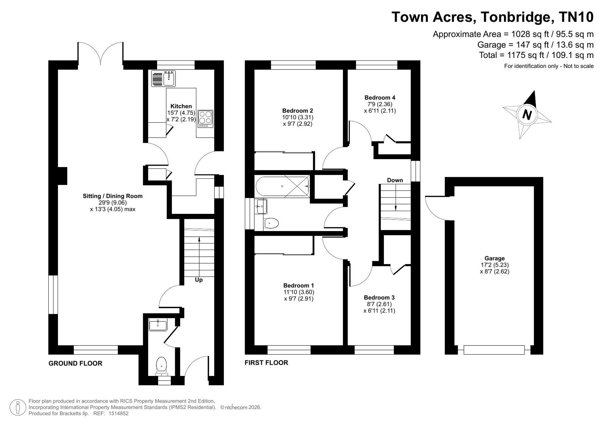 72 Town Acres, Tonbridge floorplan