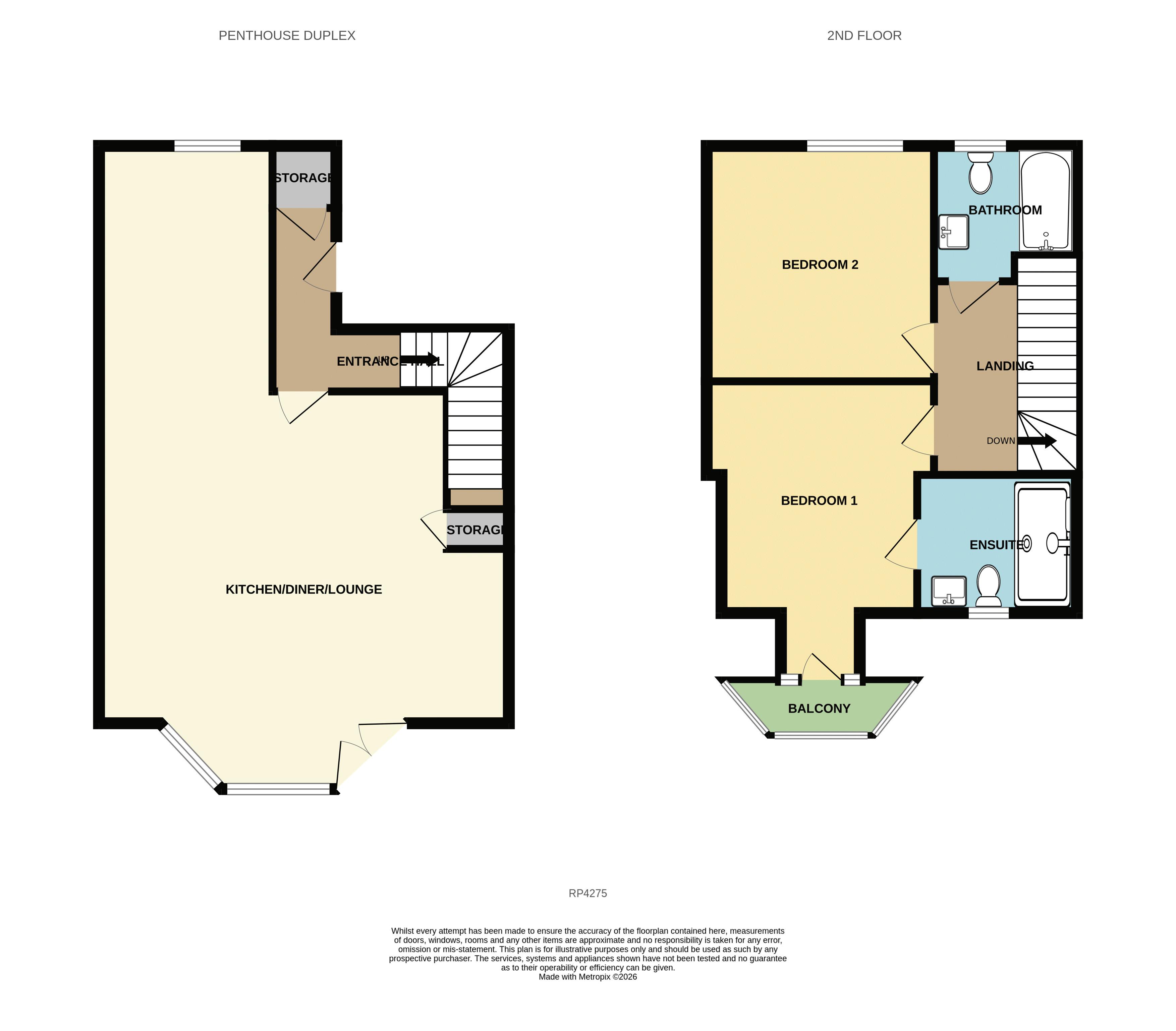Apt 5 Beach House, Penrhos Road, Colwyn Bay floorplan