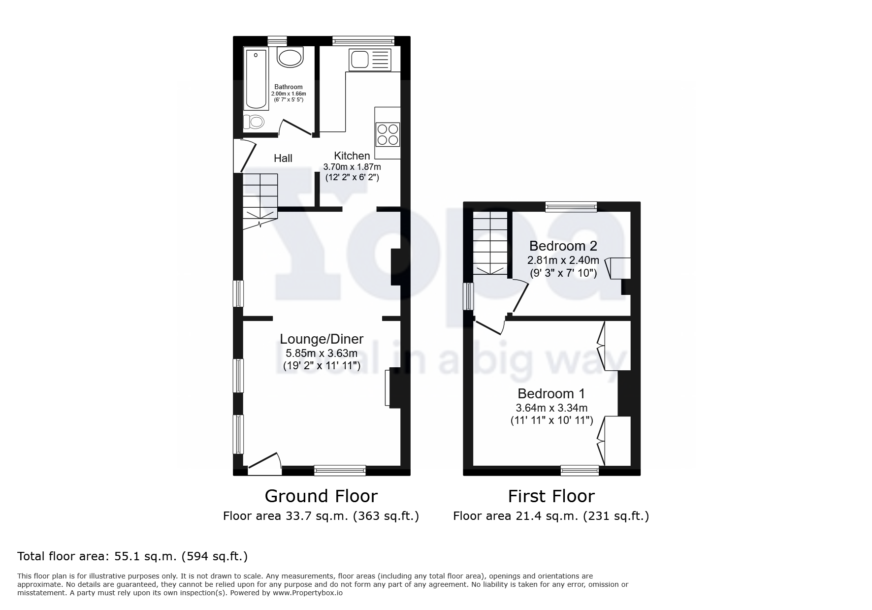 44, Station Road, Baldock floorplan