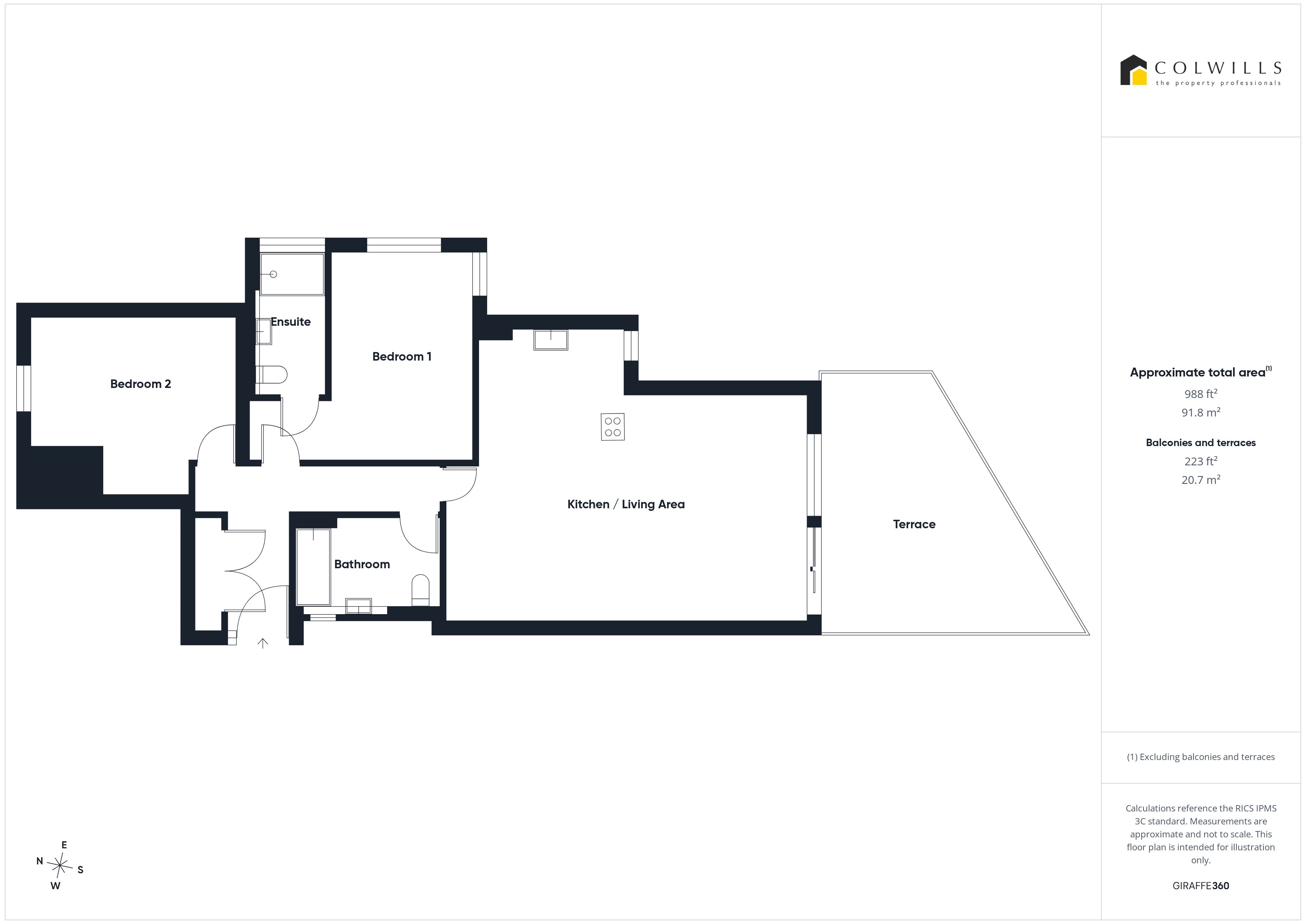 6, Perrantide, Bude floorplan