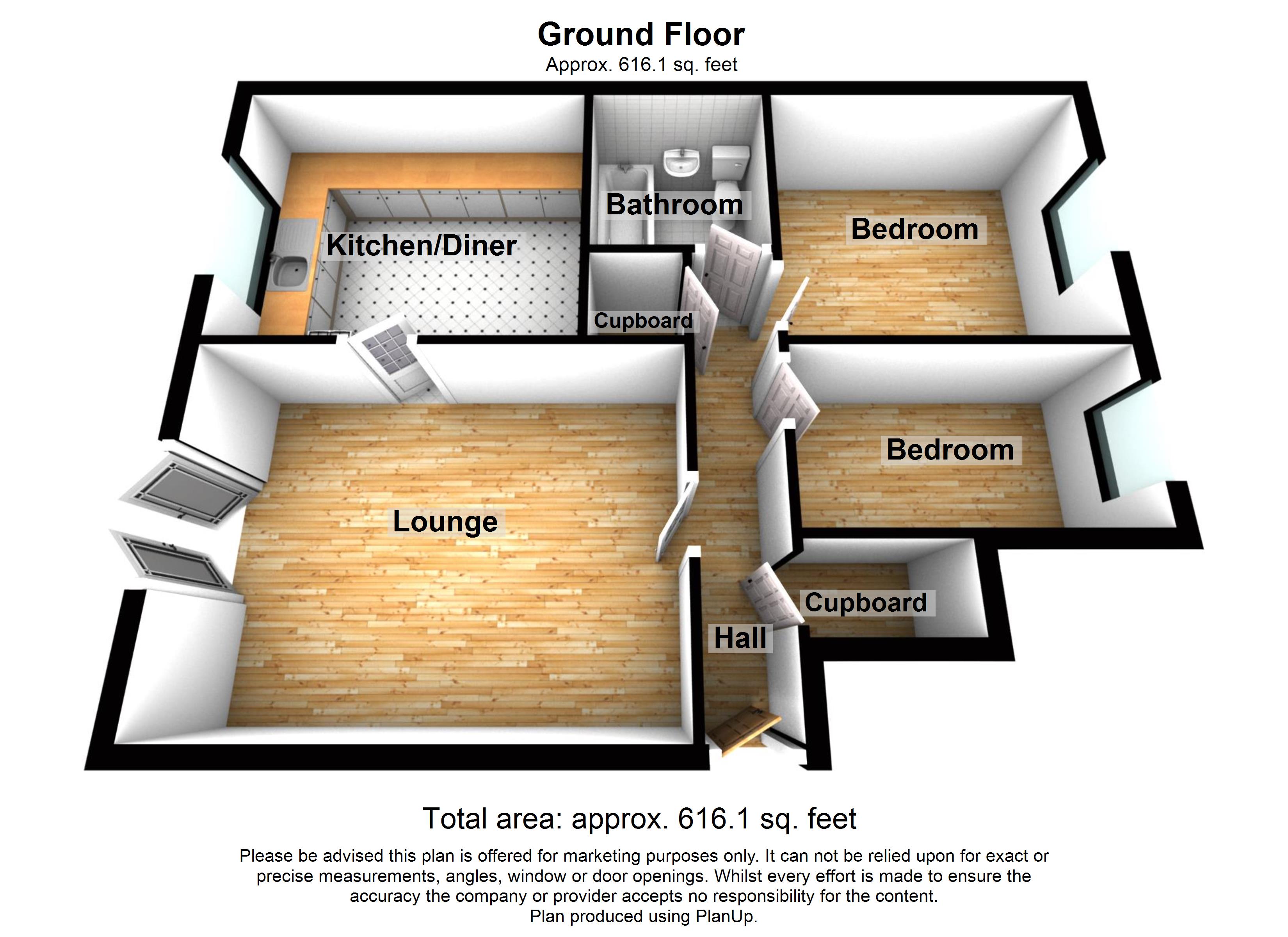 Walsingham Close, Parkwood, Rainham, Kent ME8, 2 bedroom for