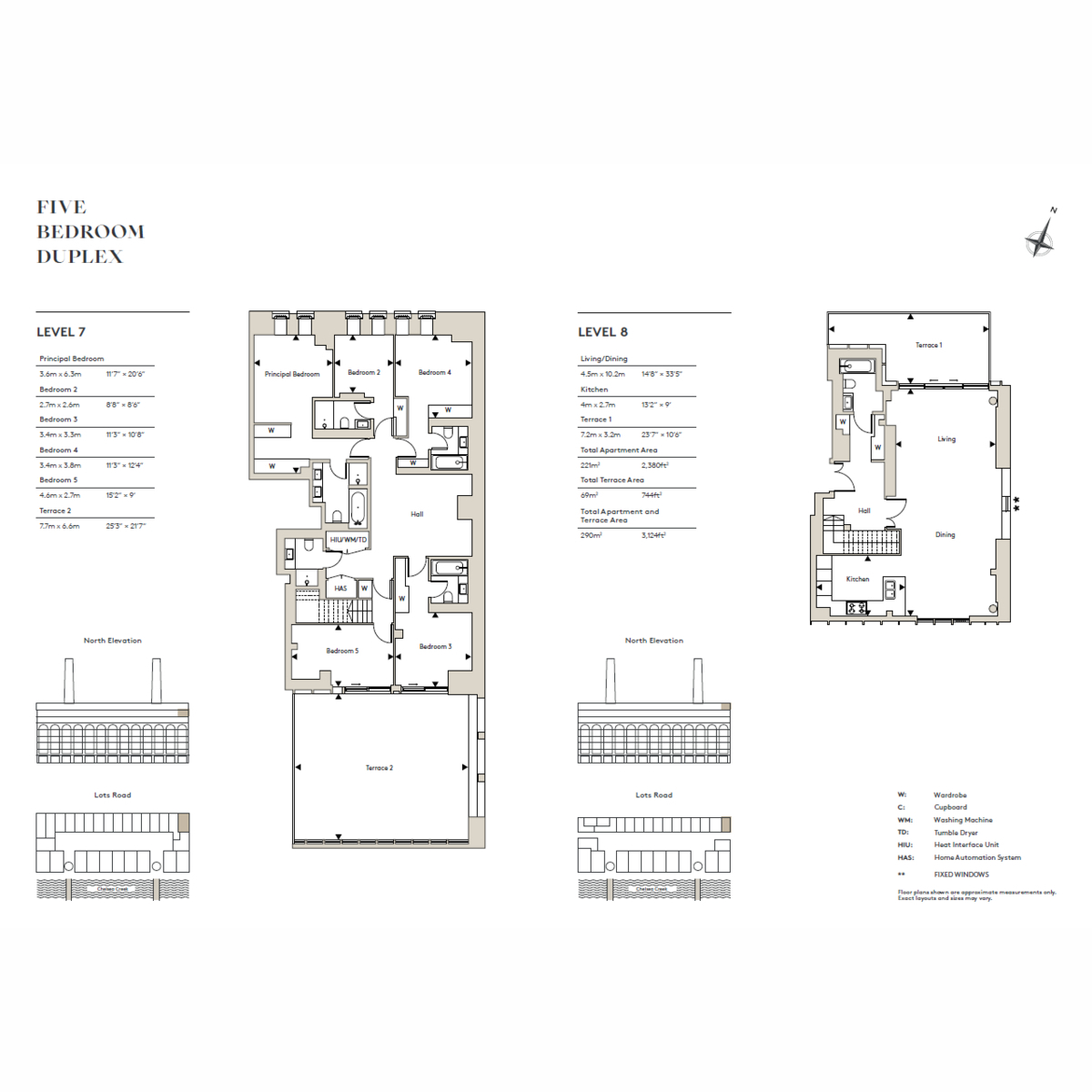 Flat N8.1, Power House, Chelsea Waterfront, London floorplan