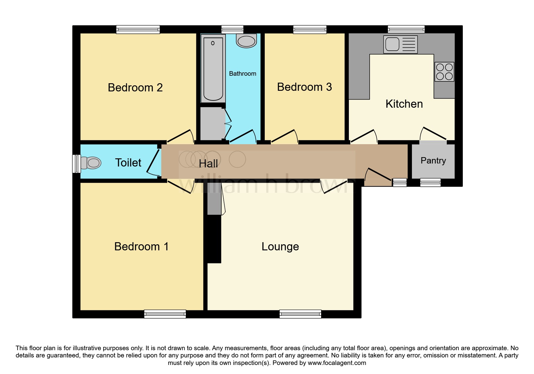 Harwins Bungalow, The Pingle, Wisbech floorplan