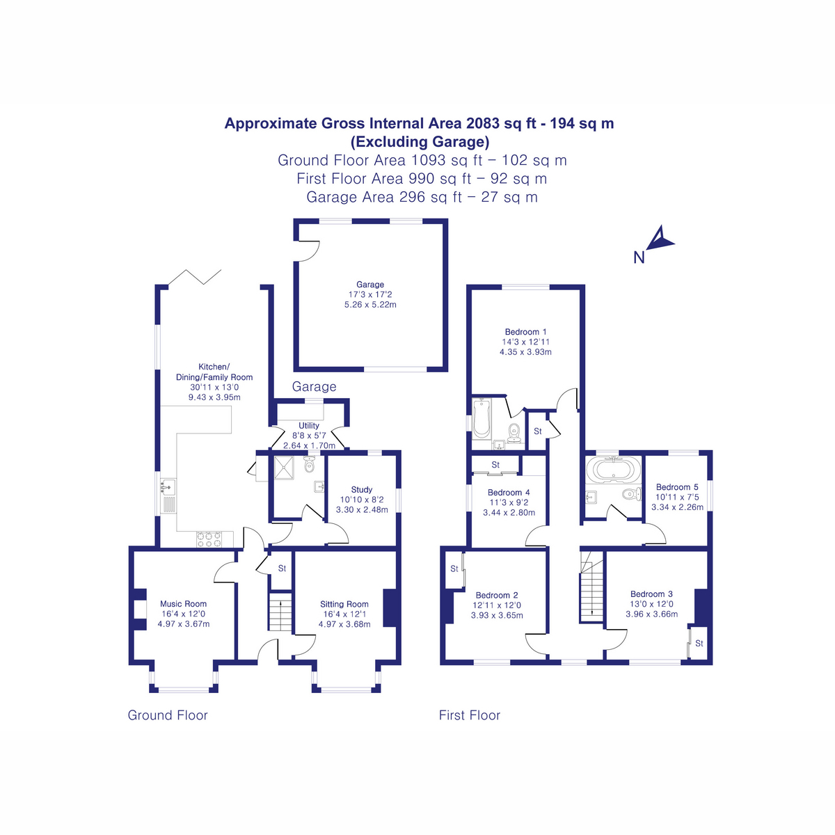 The Warren, Station Road, Launton floorplan