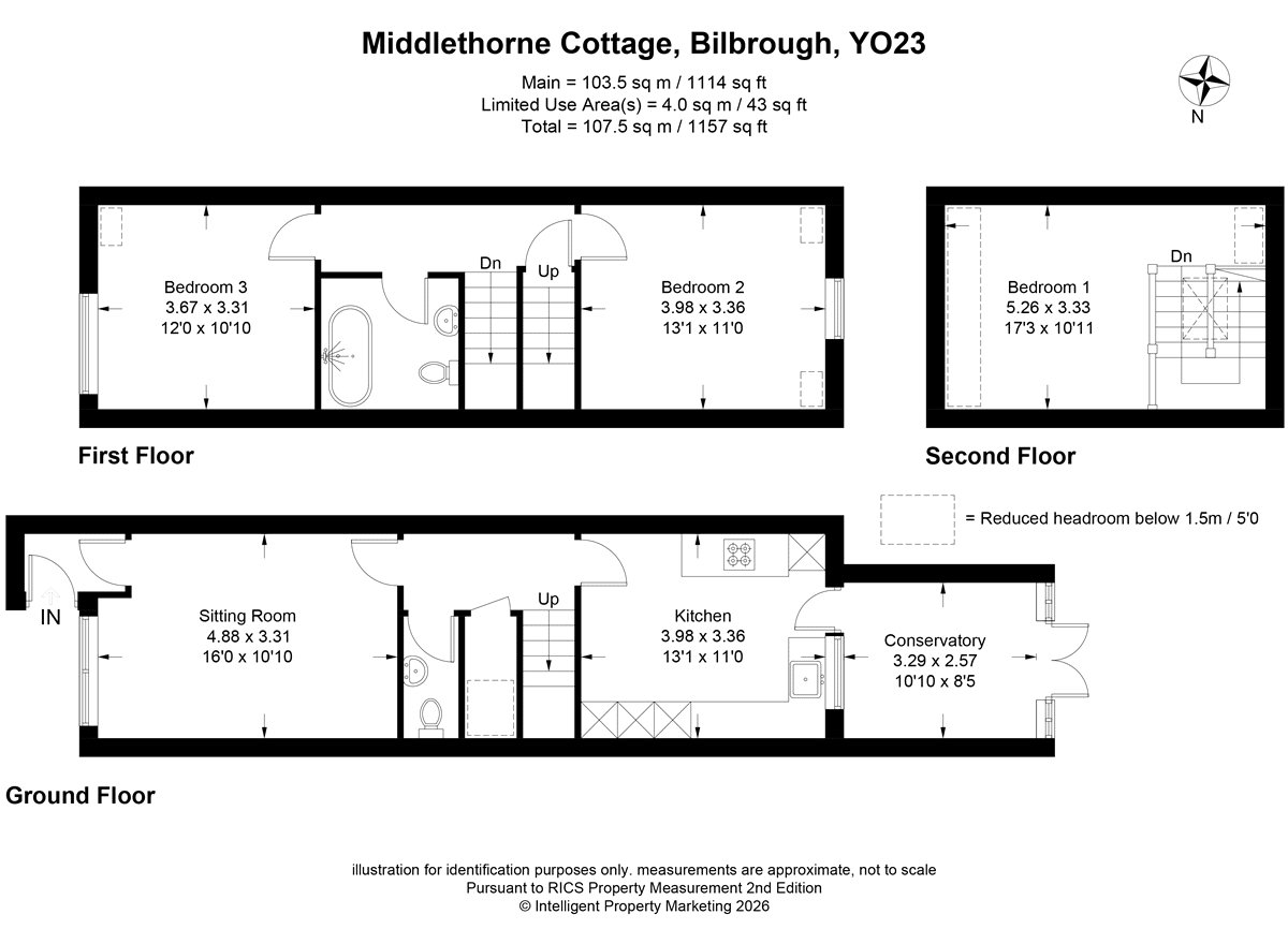 Middlethorne Cottage,, Main Street, York floorplan