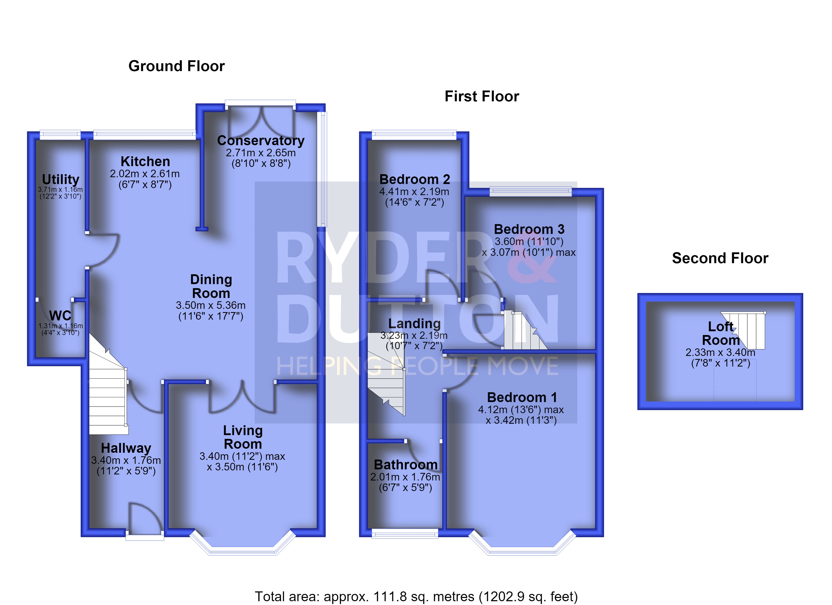 30, Meadway, Oldham floorplan