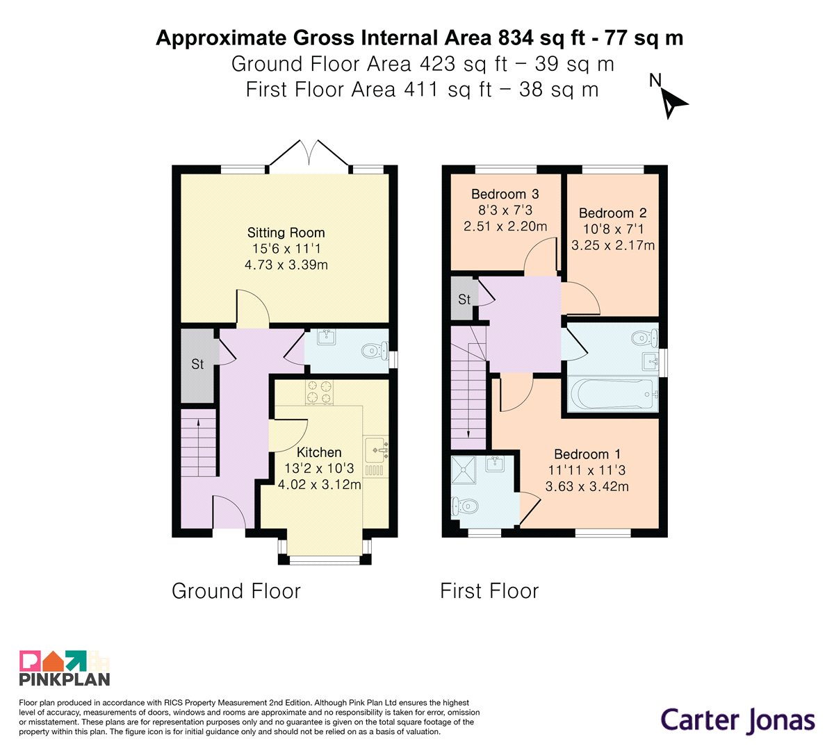 2, Sparrowhawk Crescent, Northampton floorplan