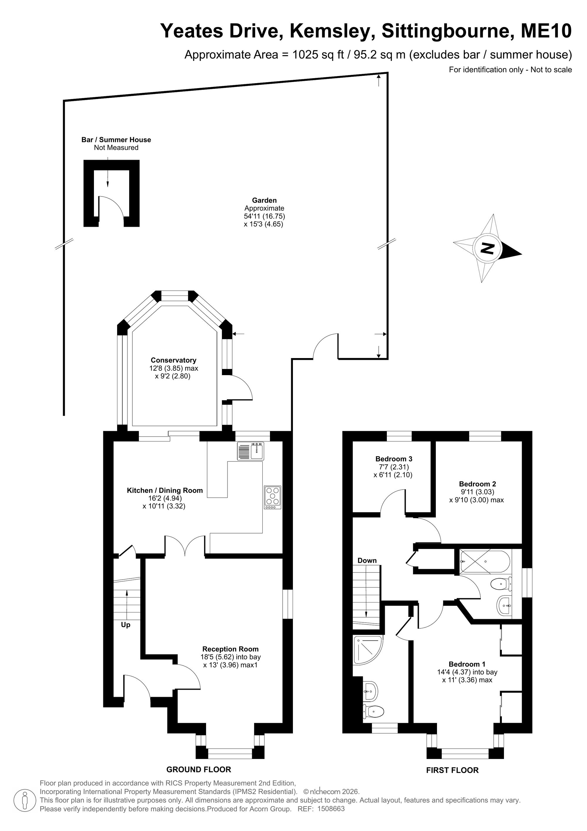 70, Yeates Drive, Sittingbourne floorplan
