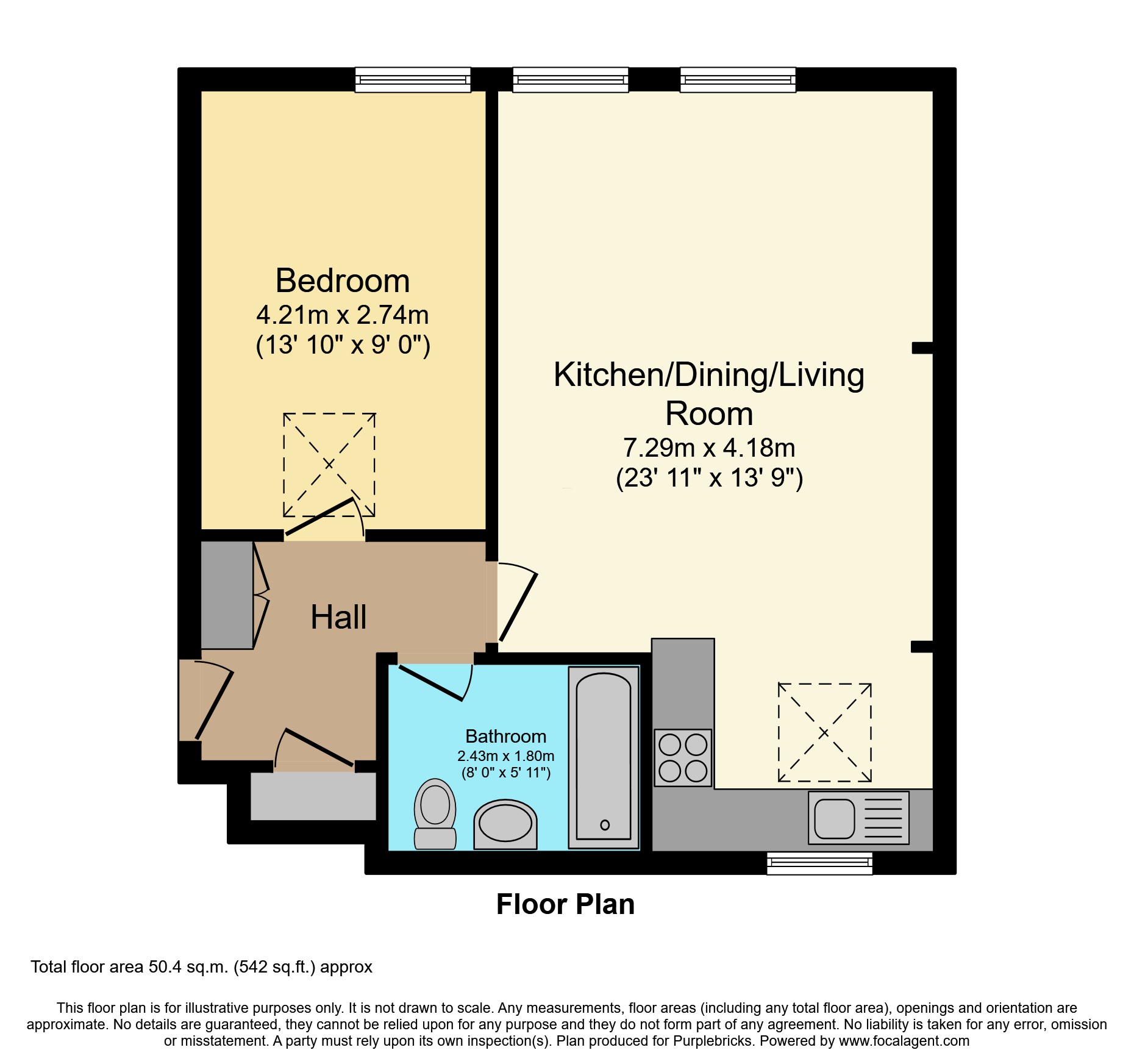 Apartment 8/Rear Of 10, Bucklersbury, Hitchin floorplan