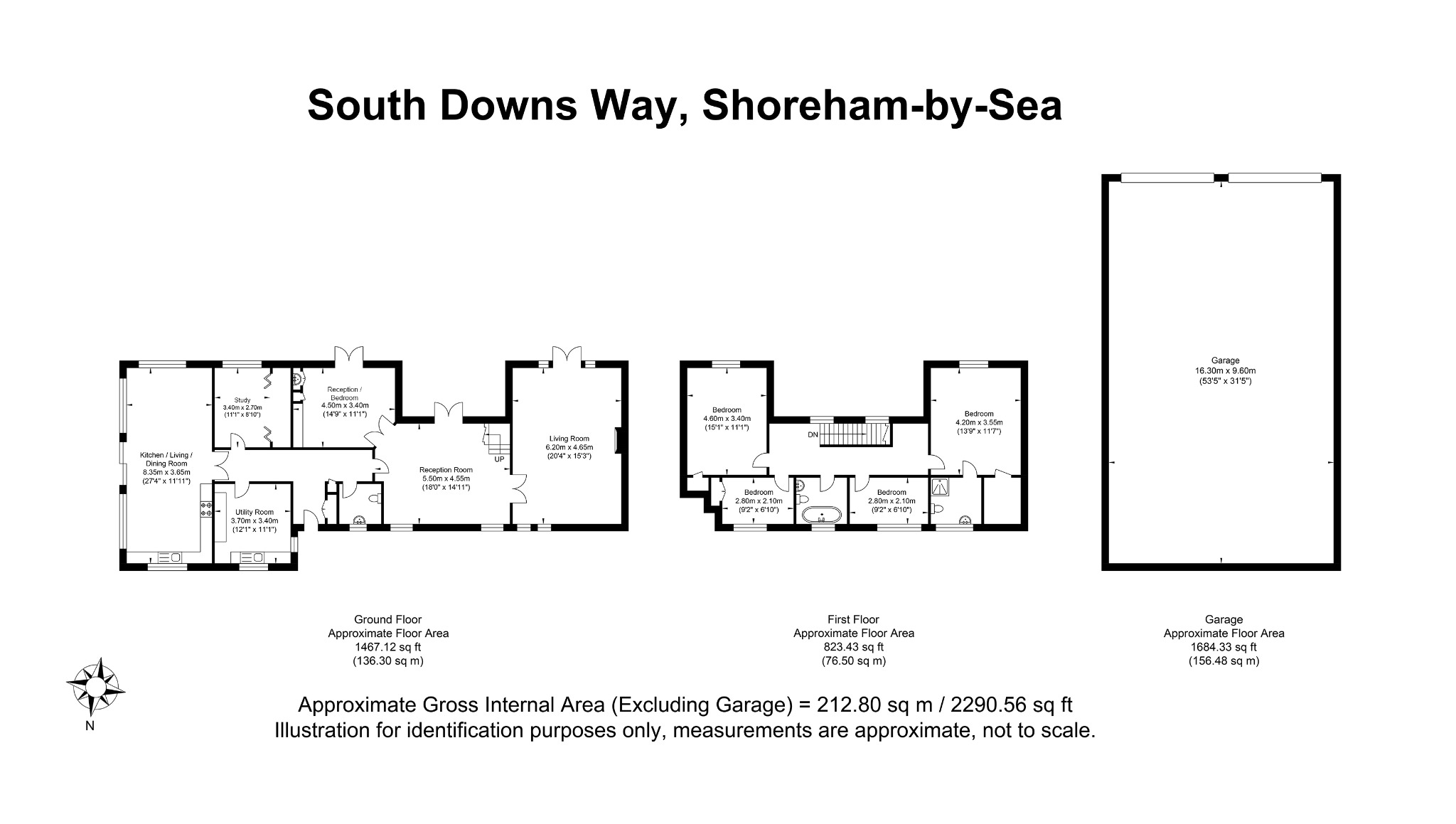 Warren House, Truleigh Hill, West Sussex floorplan