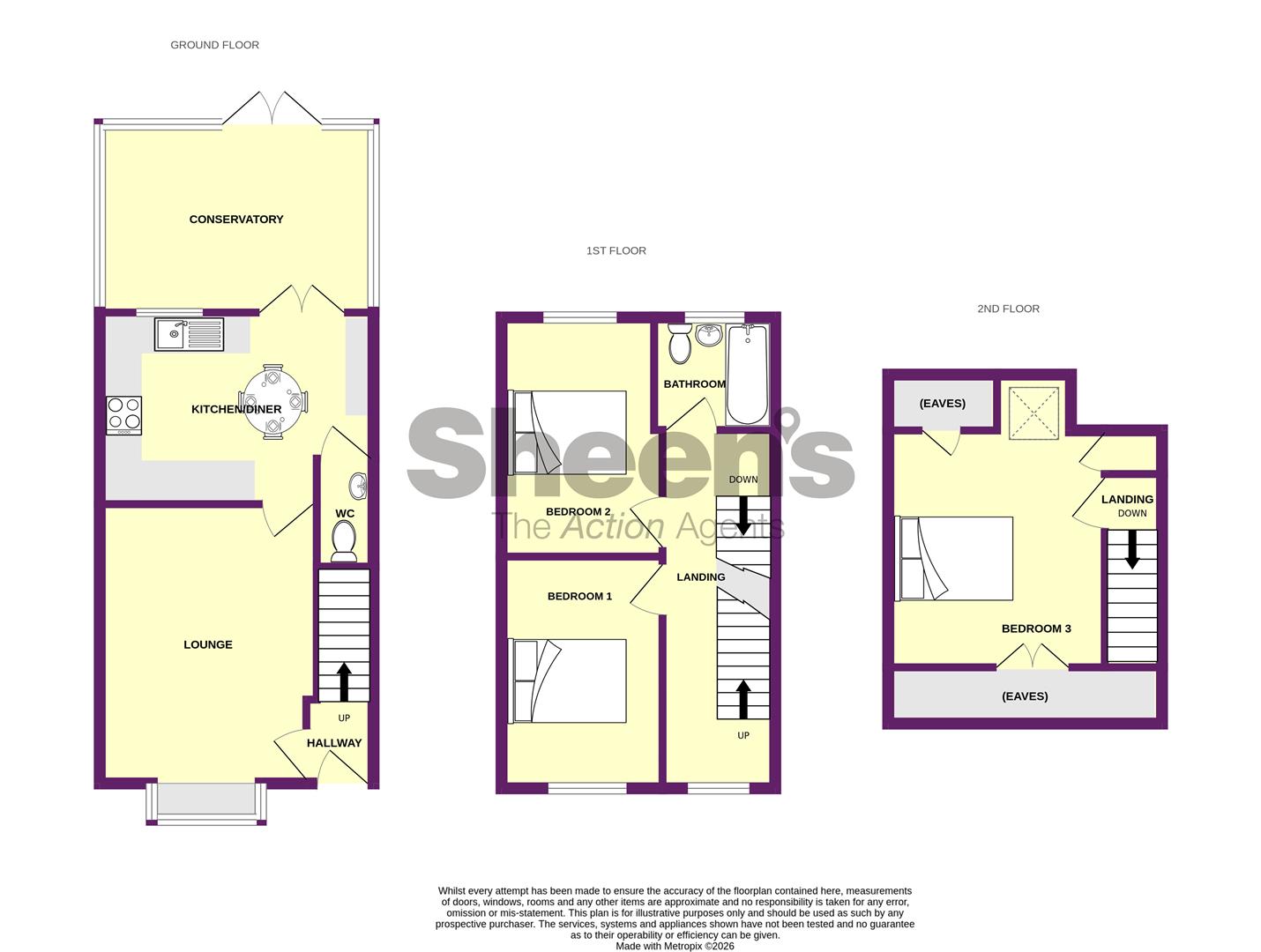 25A, Cotswold Road, Clacton-On-Sea floorplan