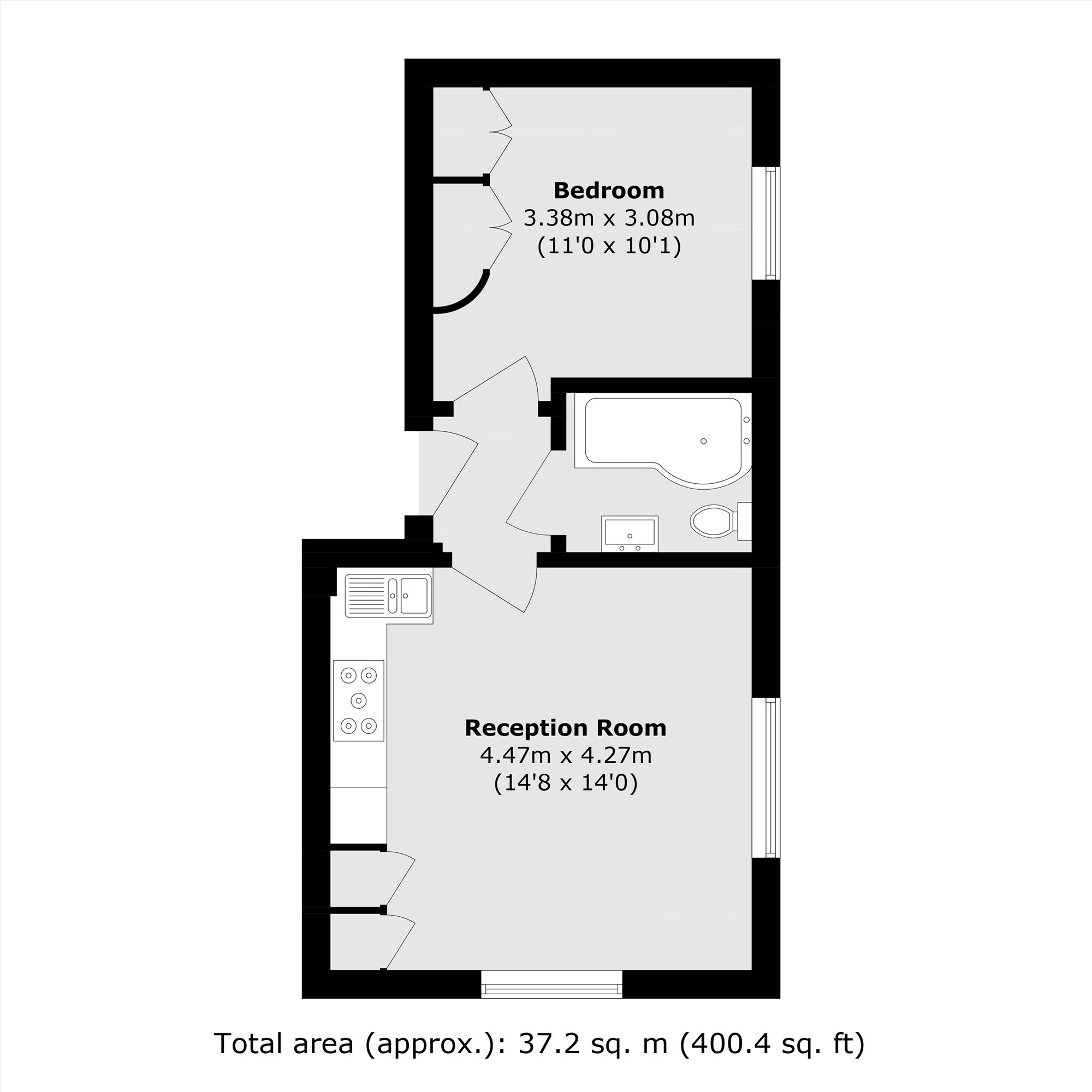 Axminster Road, London floorplan