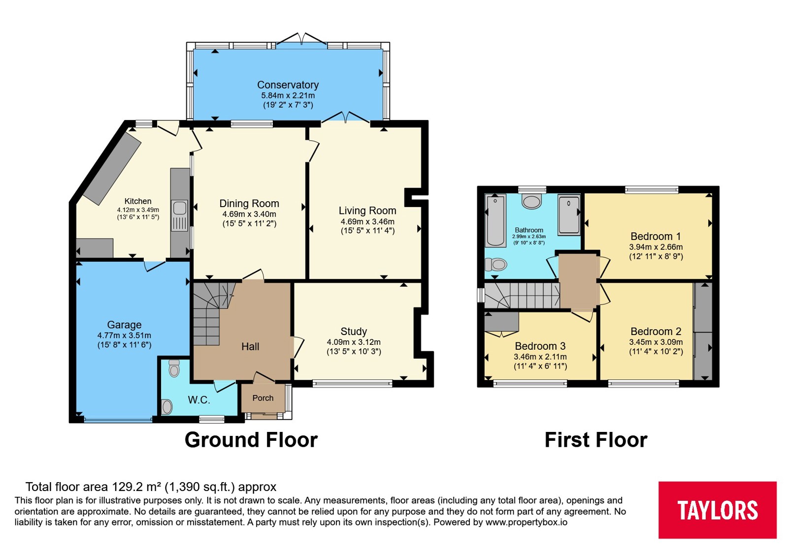 249, Main Road, Northamptonshire floorplan