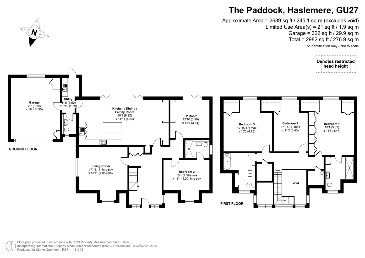 4, The Paddock, Haslemere floorplan