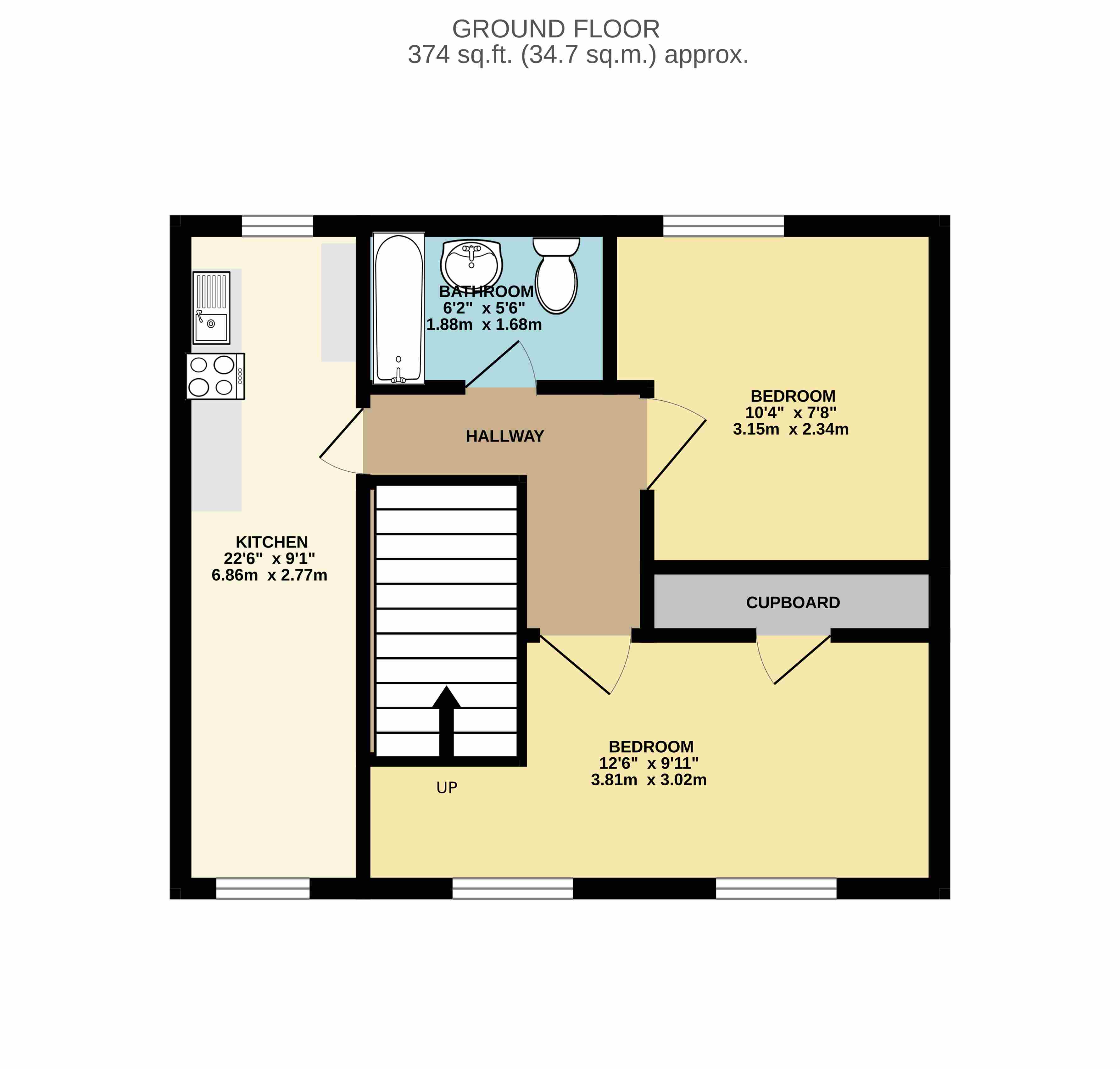 3C, British Row, Trowbridge floorplan