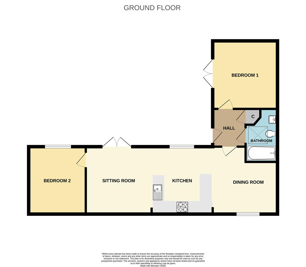 Farriers Cottage,, The Old Riding School, Cottingham floorplan