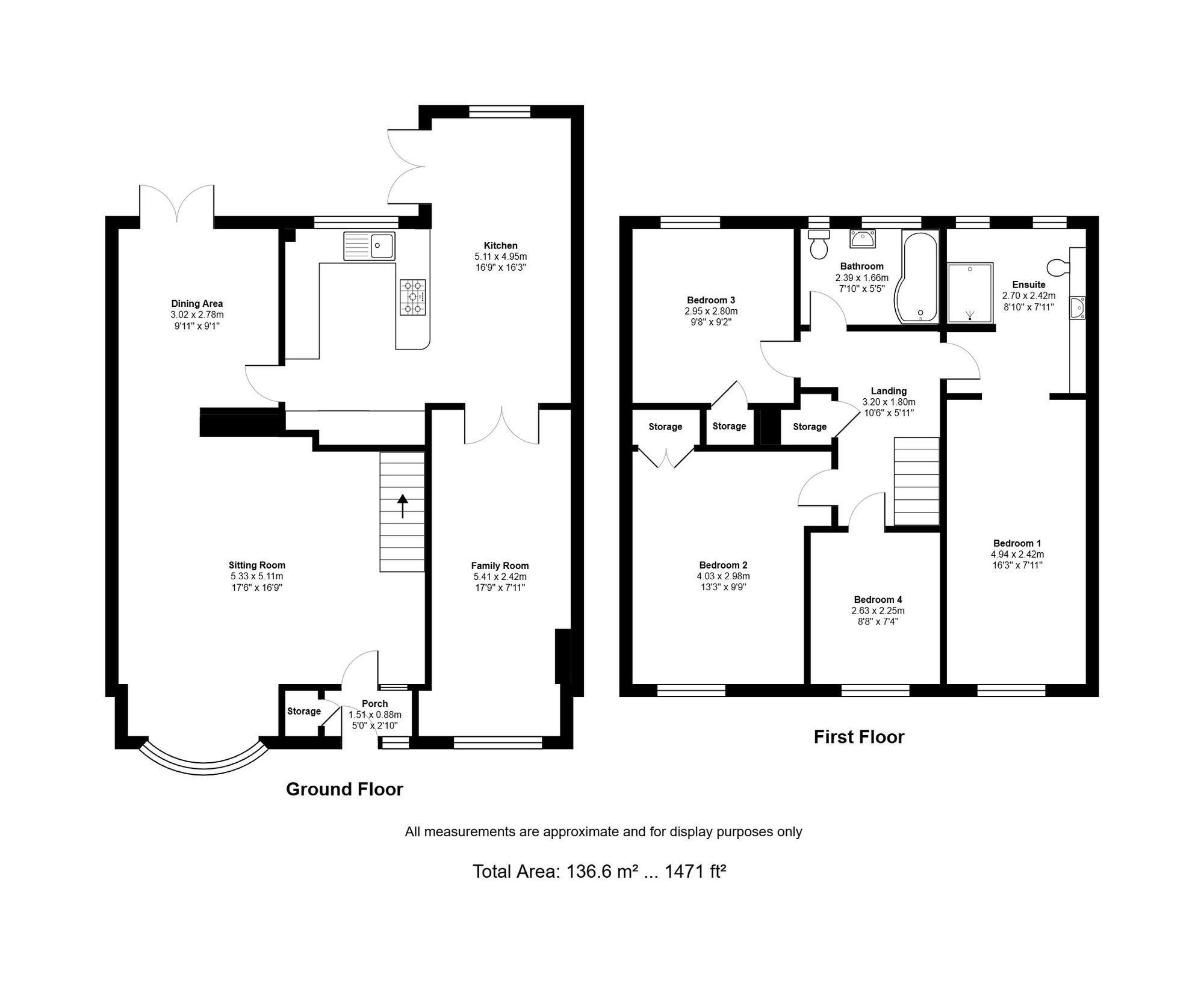 41 Hartlands Road, Stafford floorplan