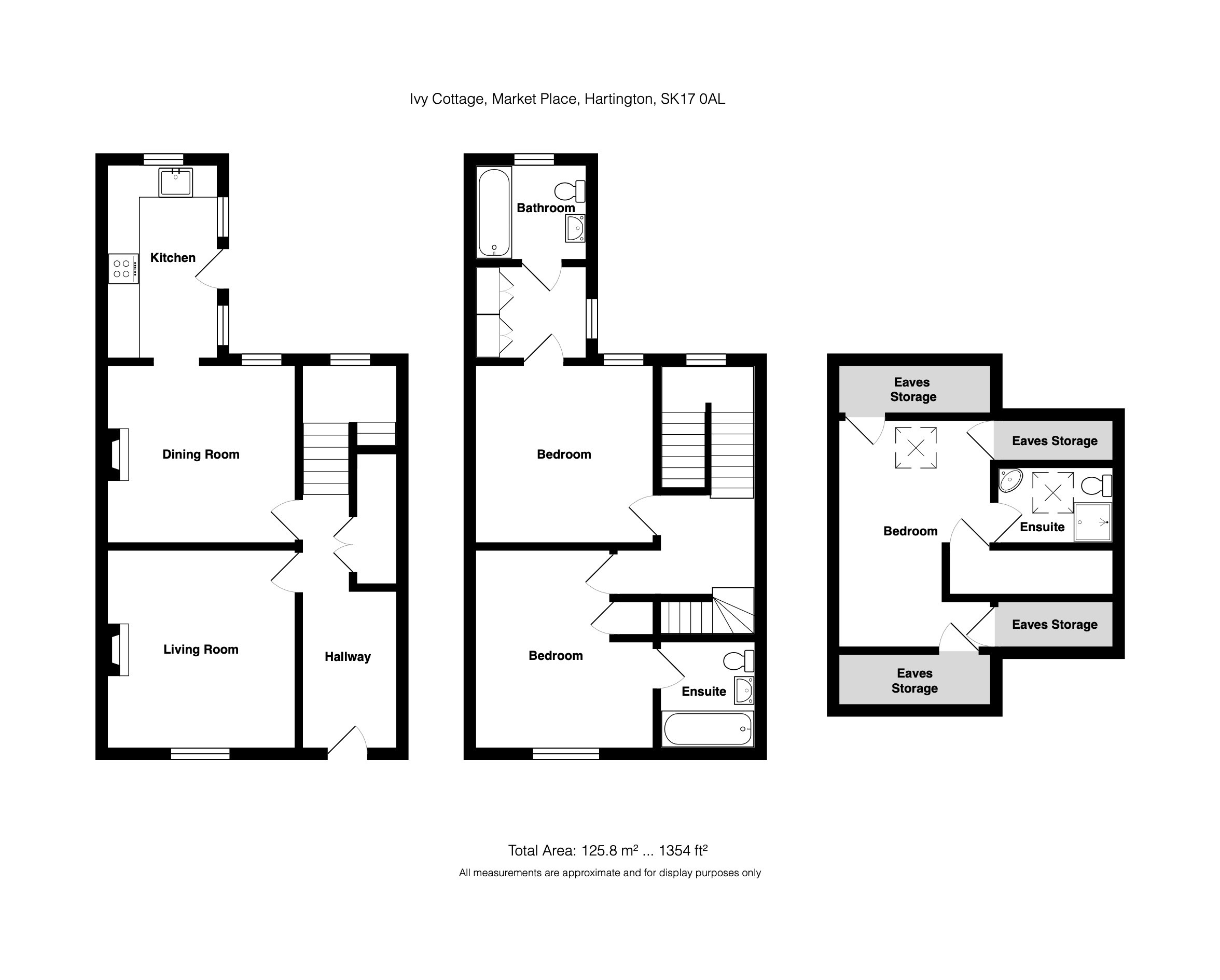 Ivy Cottage, Market Place, Hartington floorplan