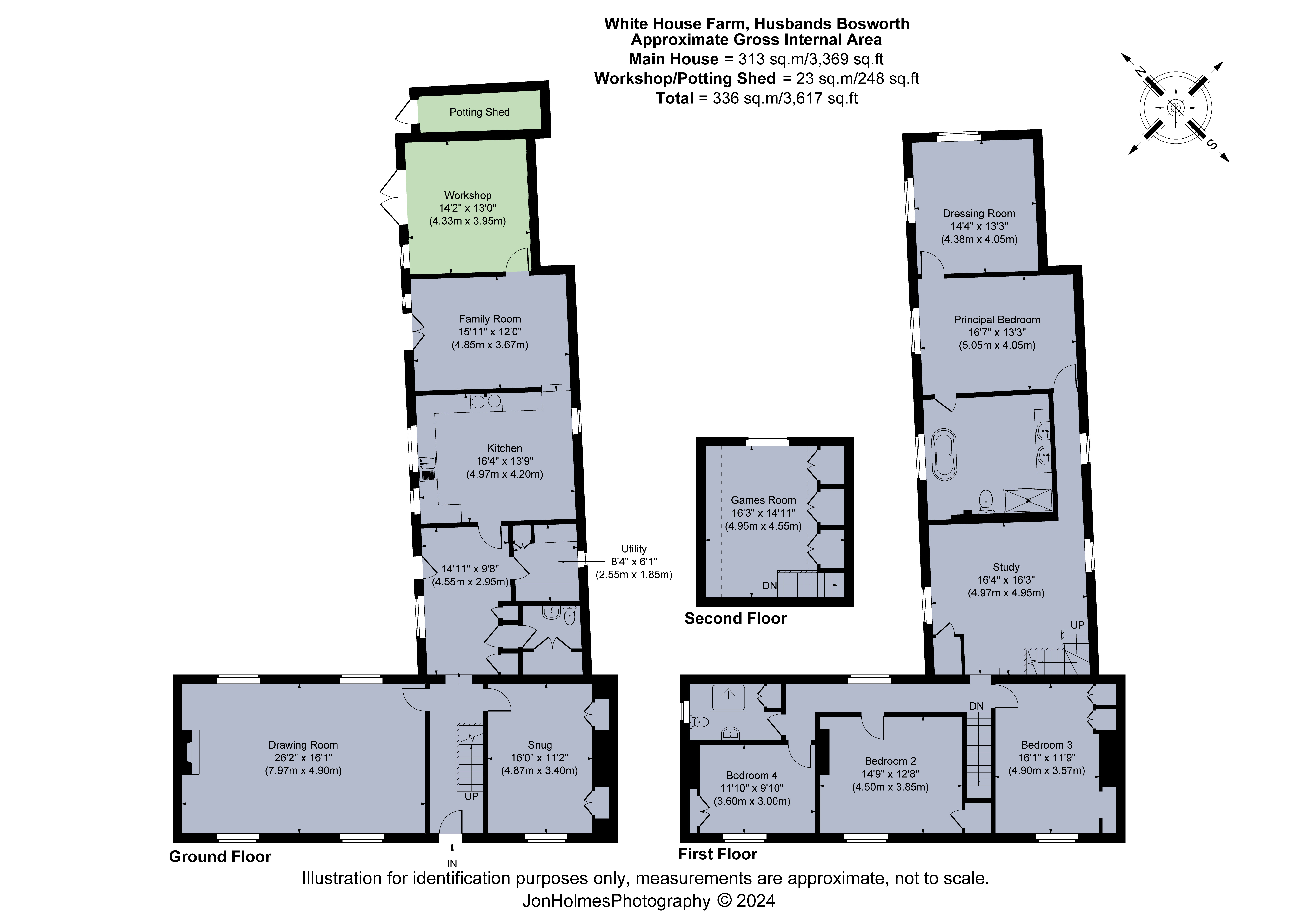 White House Farm, 20, Honeypot Lane, Lutterworth floorplan