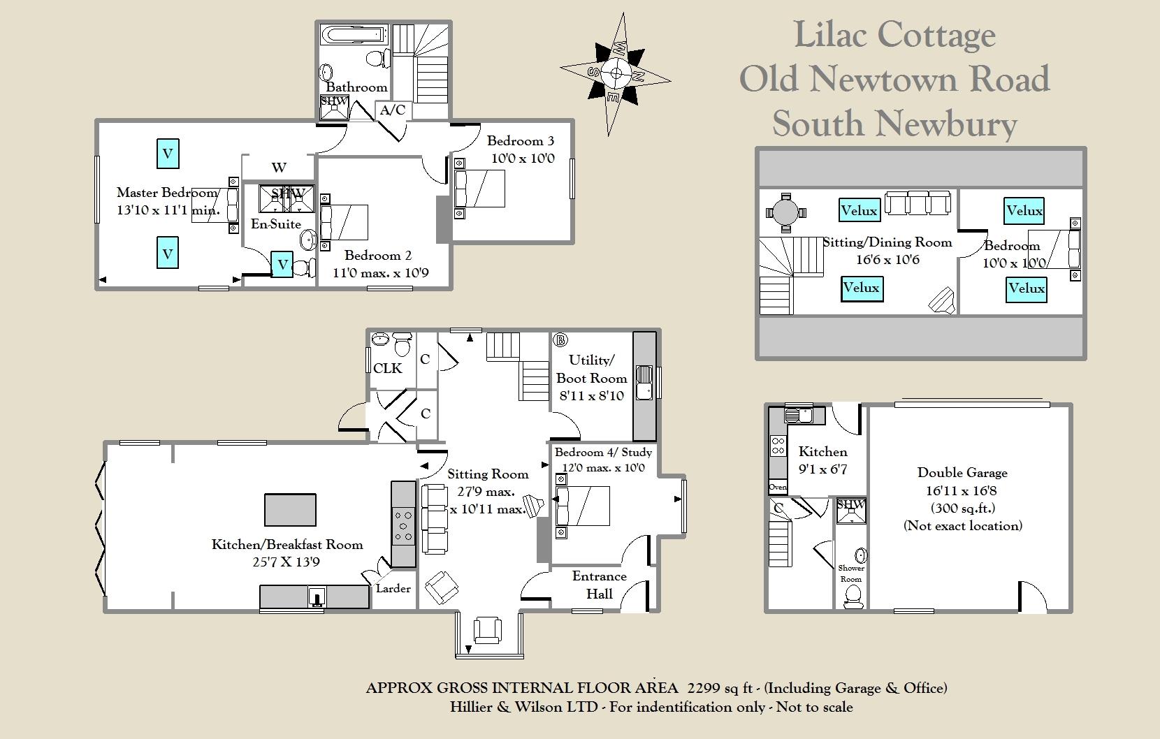 4 Bedrooms Detached house for sale in Lilac Cottage, Old Newtown Road, Newbury RG14
