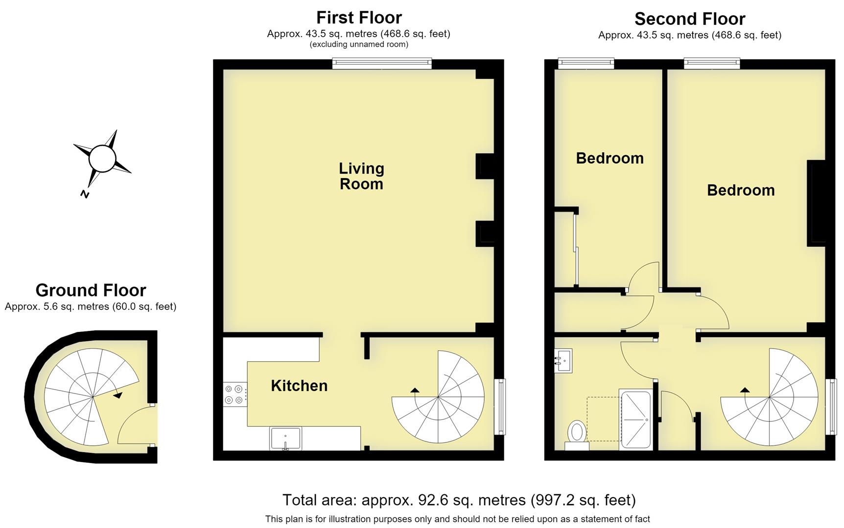 1, Cross Street, Warwick floorplan