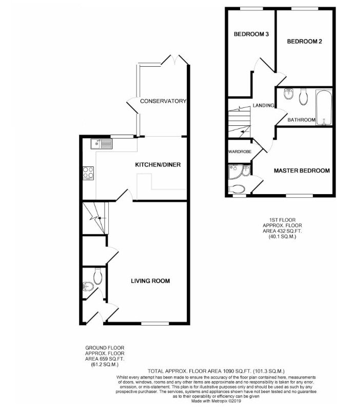 4, Kingfisher Close, Devon floorplan